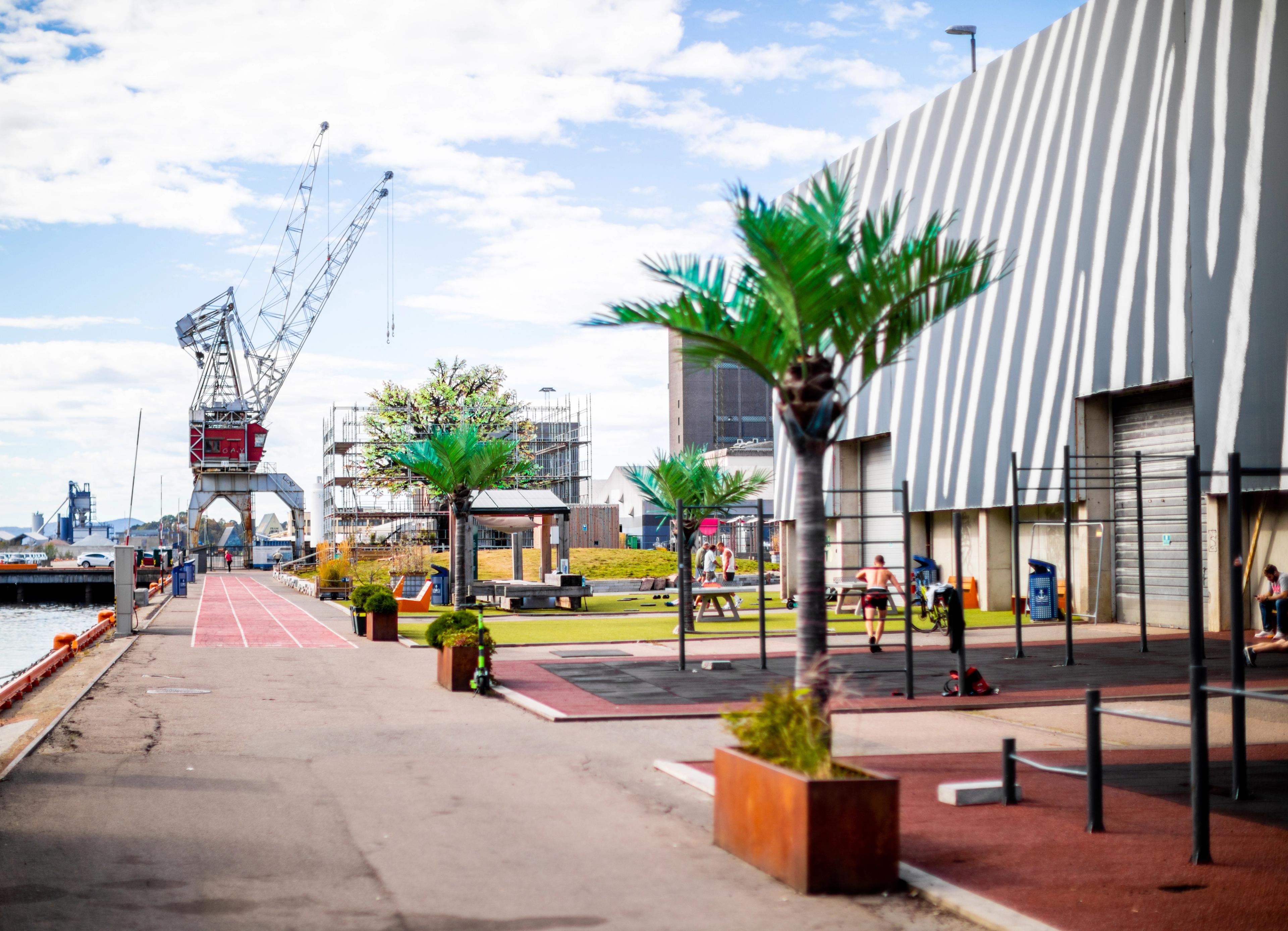 Tufteparken på Filipstadkaia i Oslo