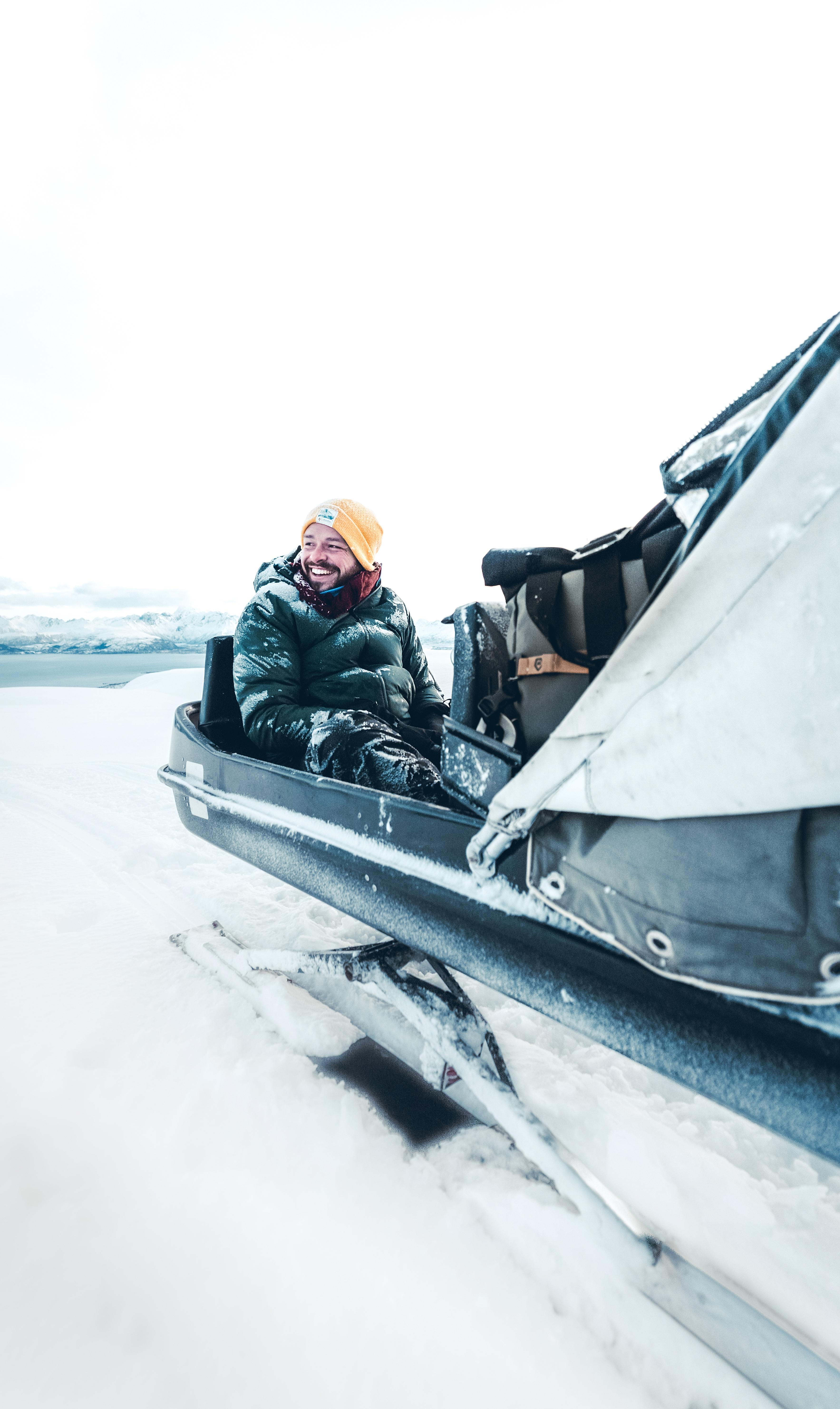 Wheeled world in Stokmarknes, Northern Norway