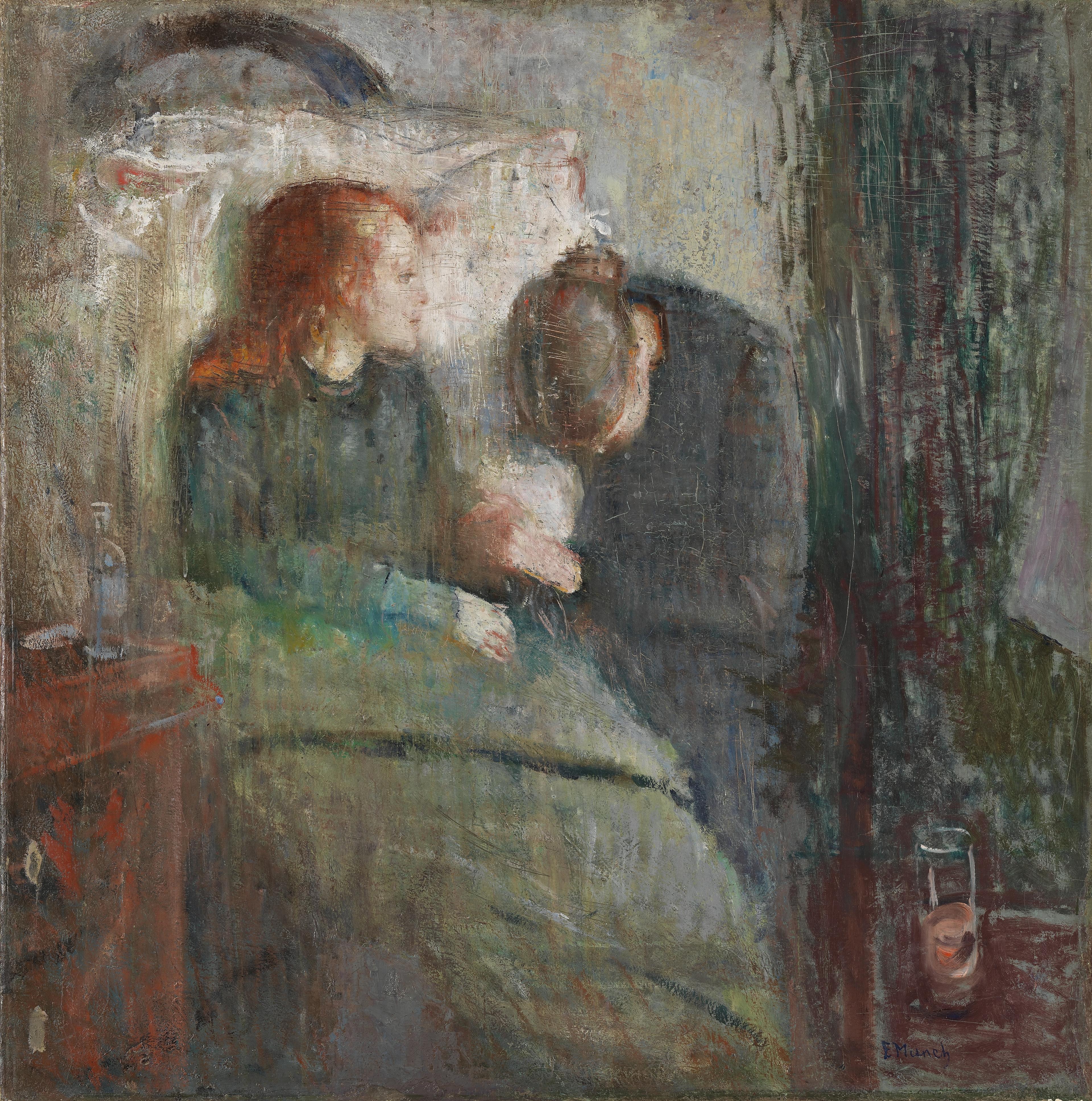 “The sick child”, Edvard Munch (1885–1886)