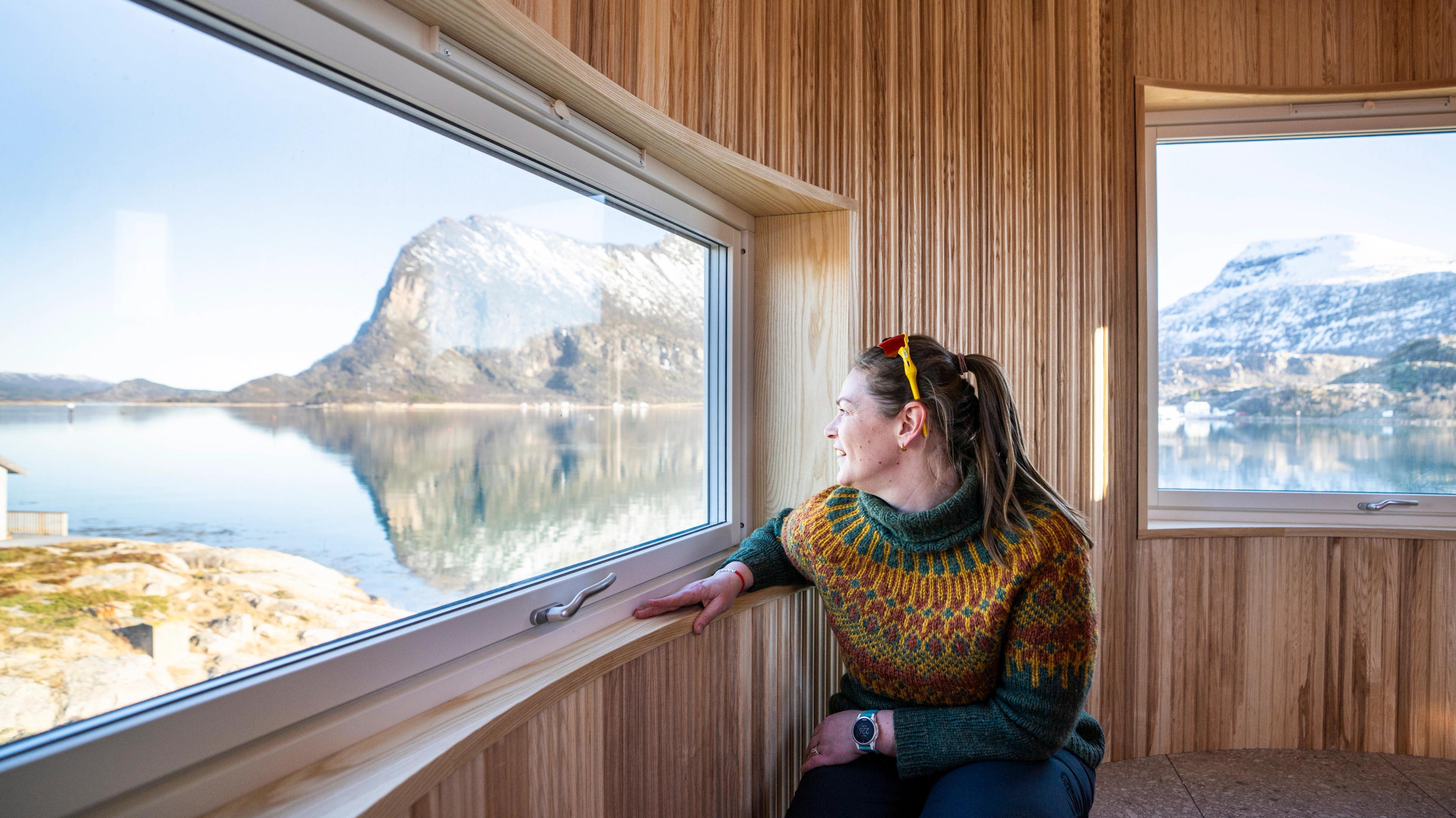 Inside an wooden oil tank