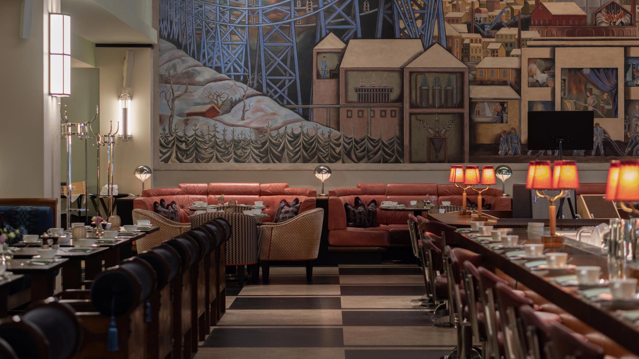 The dining room at Sommerro Hotel
