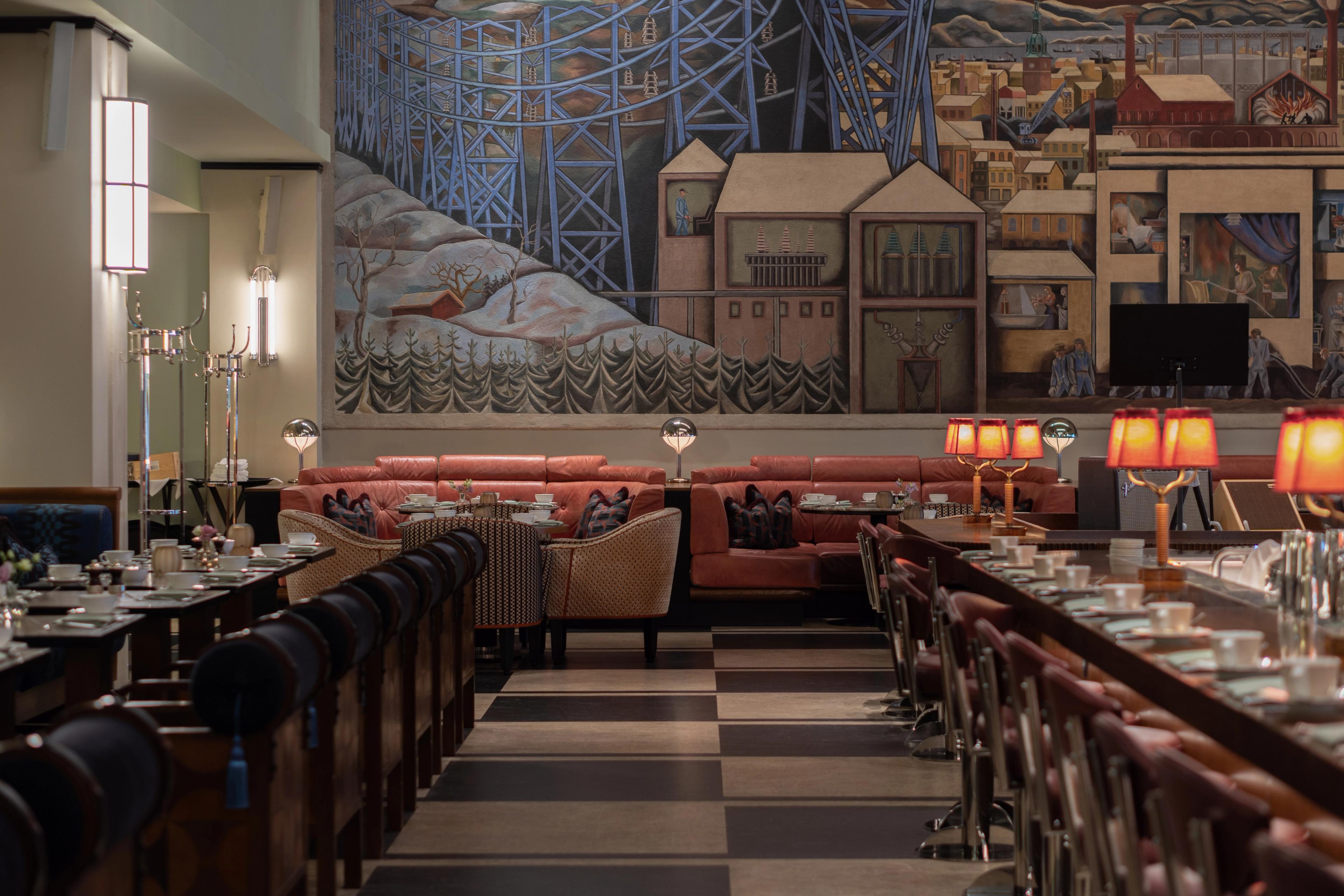 The dining room at Sommerro Hotel