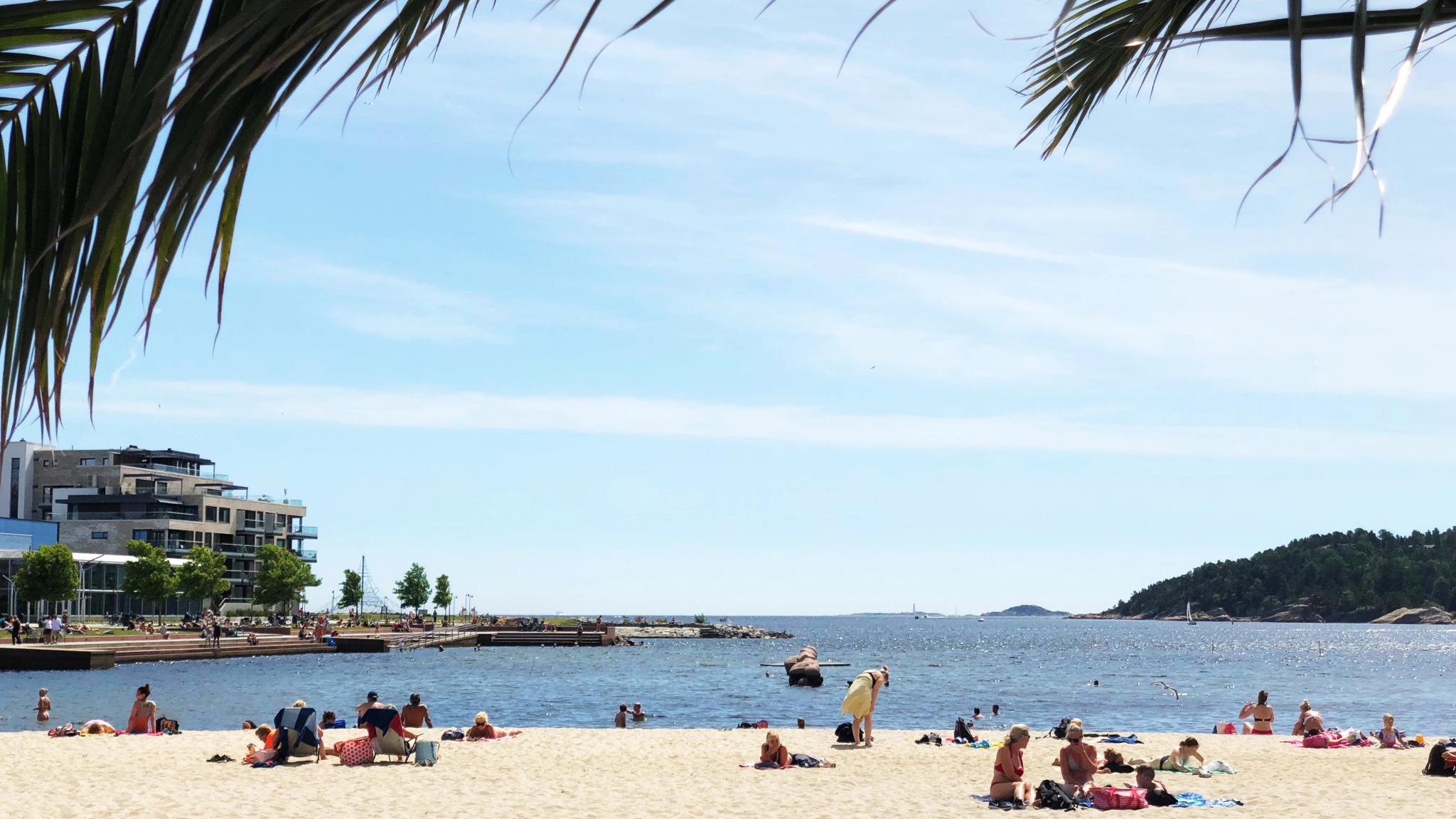 Bystranda Kristiansand city beach