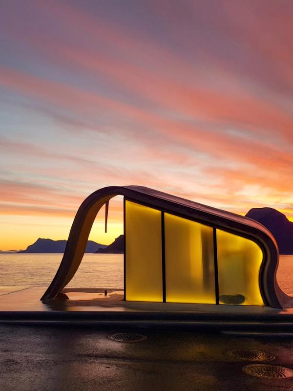 Ureddplassen on the Norwegian Scenic Route Helgelandskysten