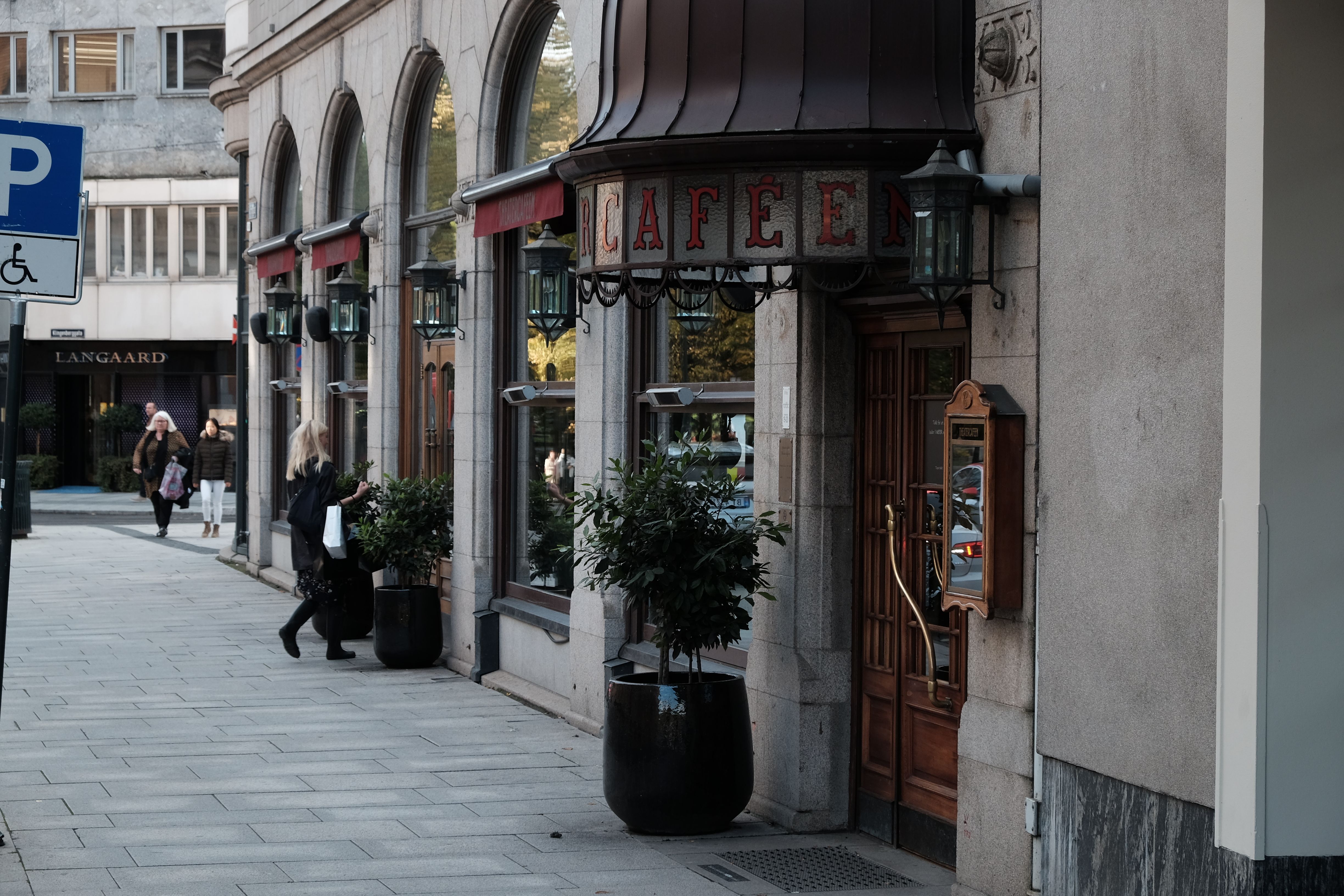Theatercaféen, a popular restaurant in Oslo, Eastern Norway