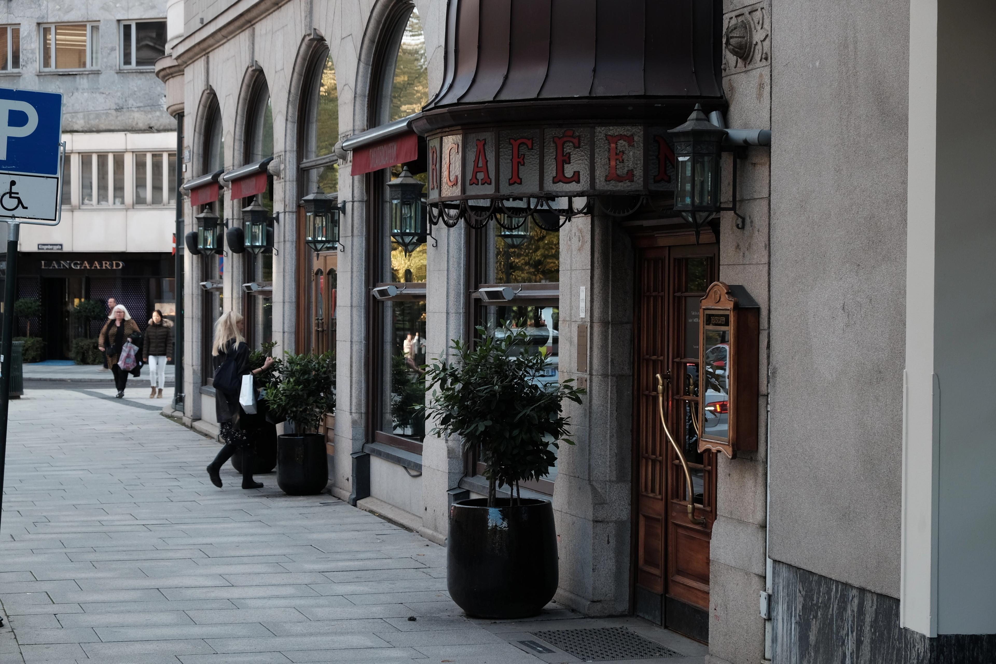Theatercaféen, a popular restaurant in Oslo, Eastern Norway