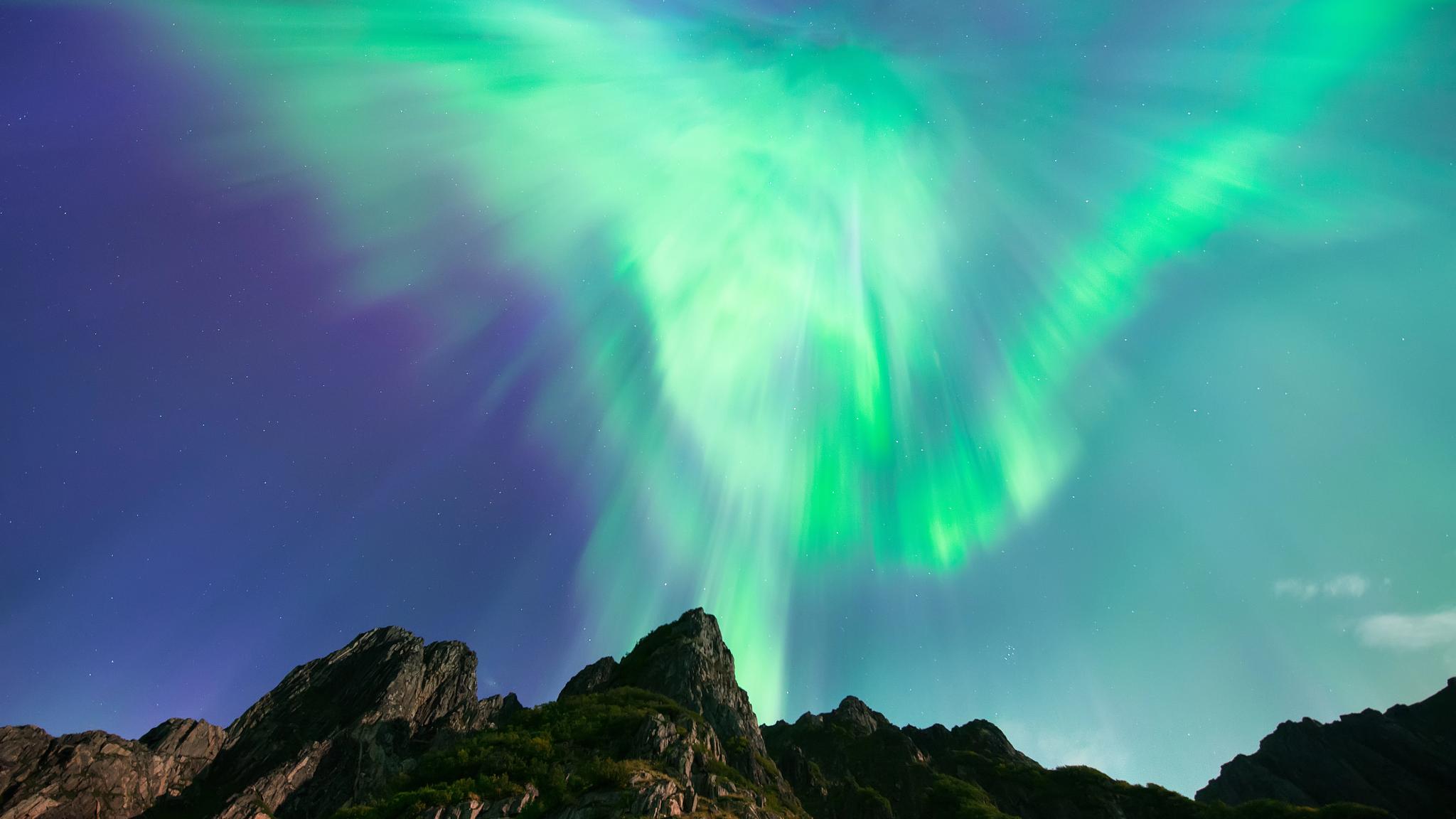 Limitless Sky - Aurora Borealis from the big geo magnetic storm