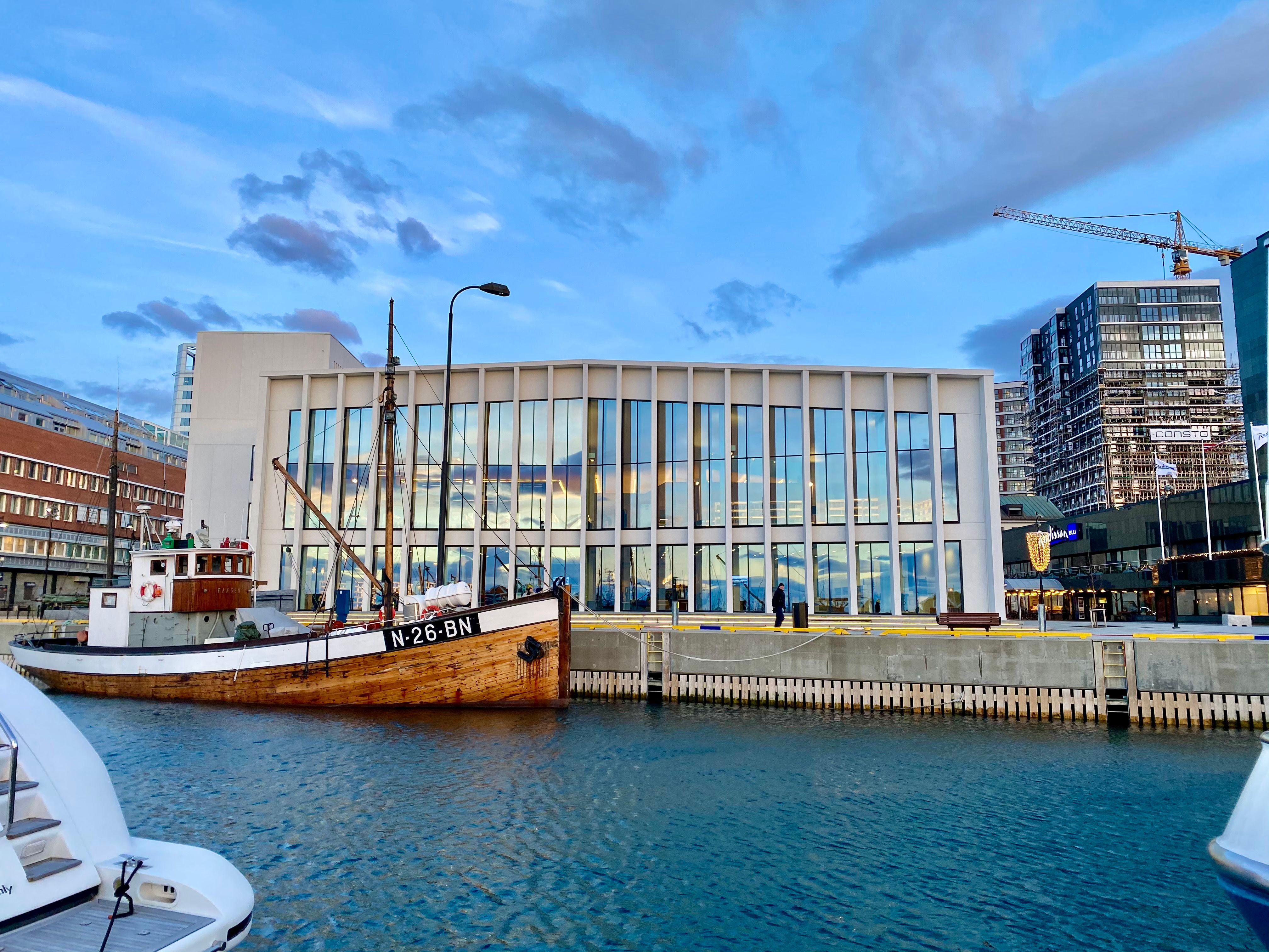 Bodø public library in Northern Norway