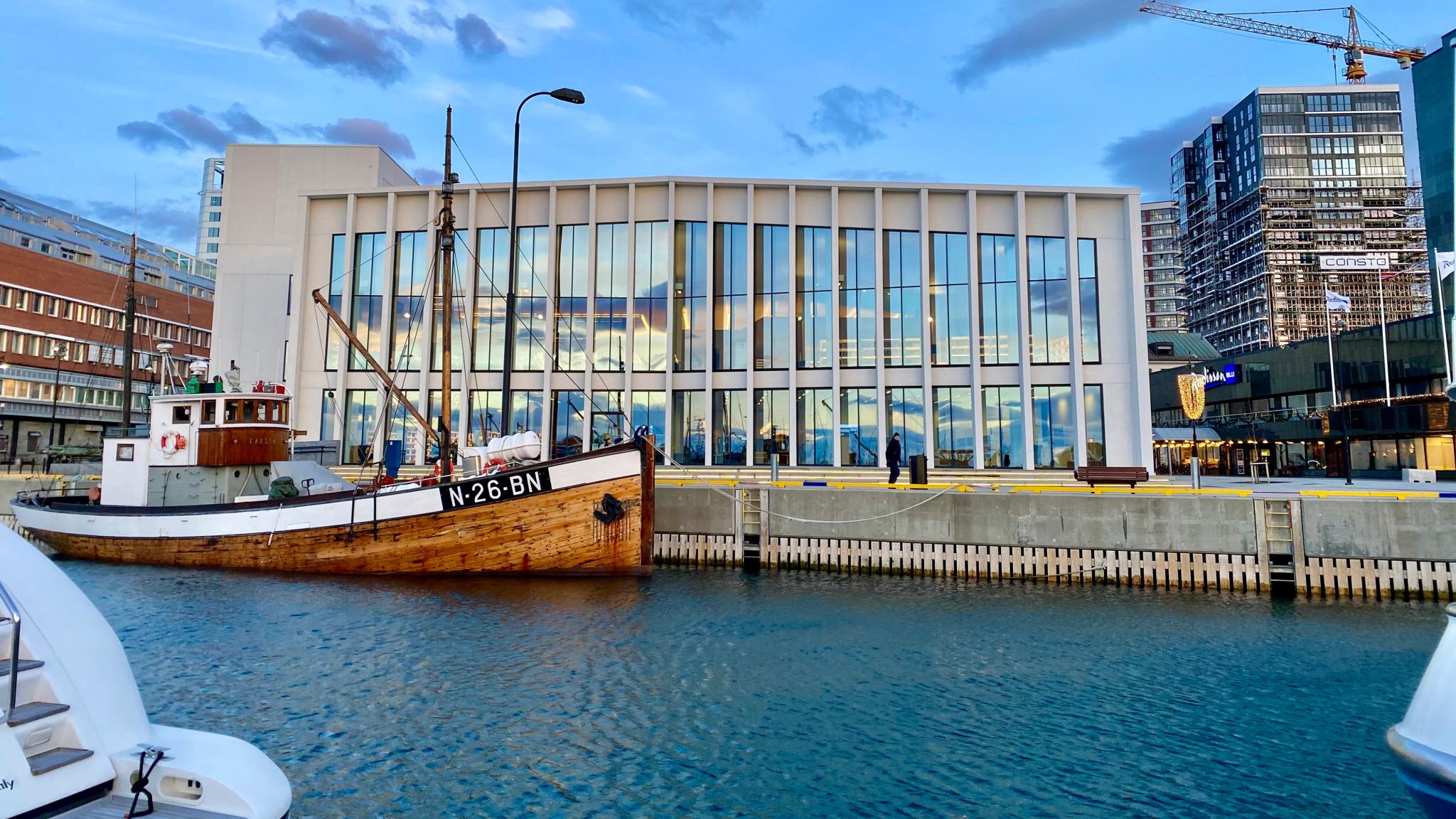 Bodø public library in Northern Norway