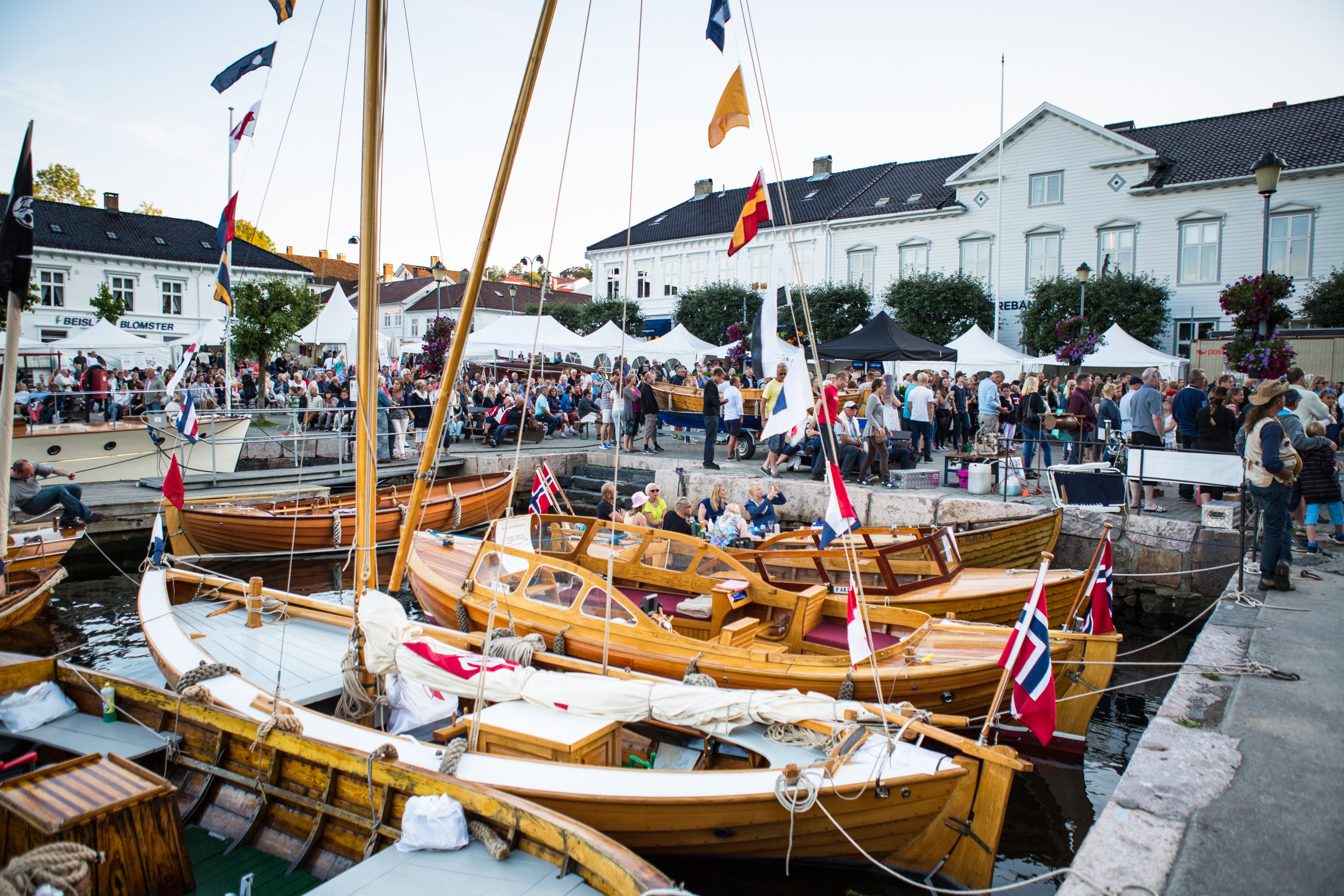 Risør Trebåtfestival (The wooden boat festival) in Risør
