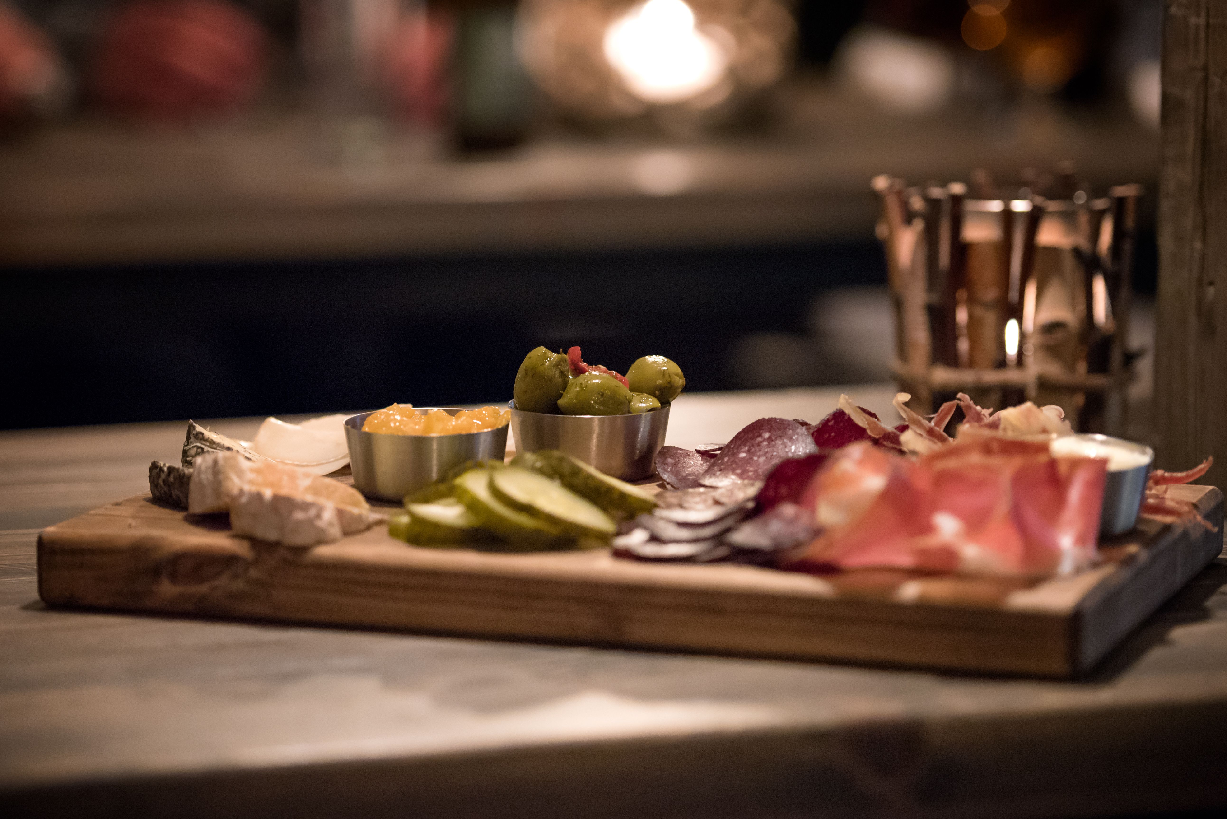 Traditional dish with cheese and meat from local producers in Trysil, Eastern Norway