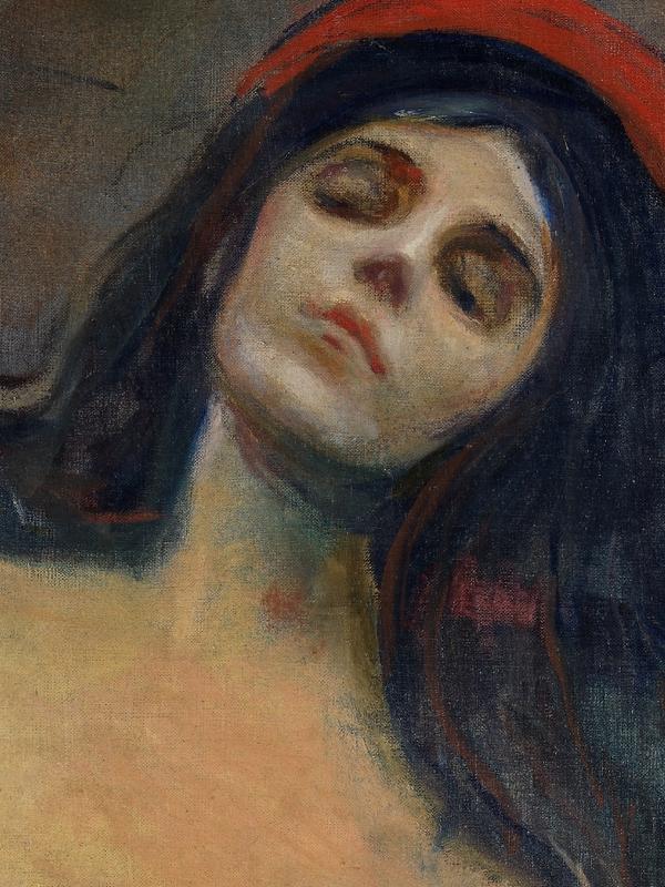 The world-famous painting Madonna by Edvard Munch