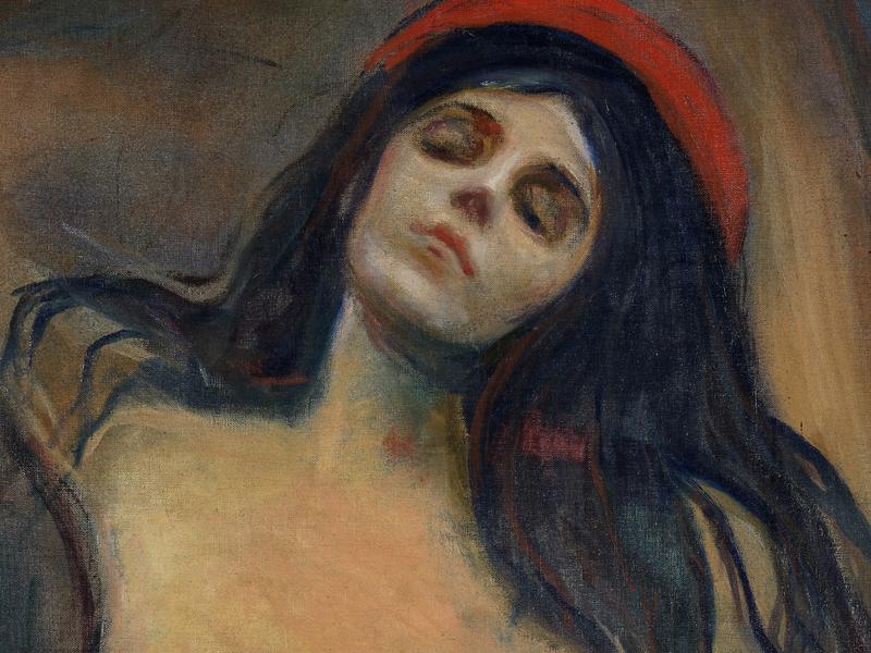 Edvard Munchs verdensberømte maleri "Madonna"