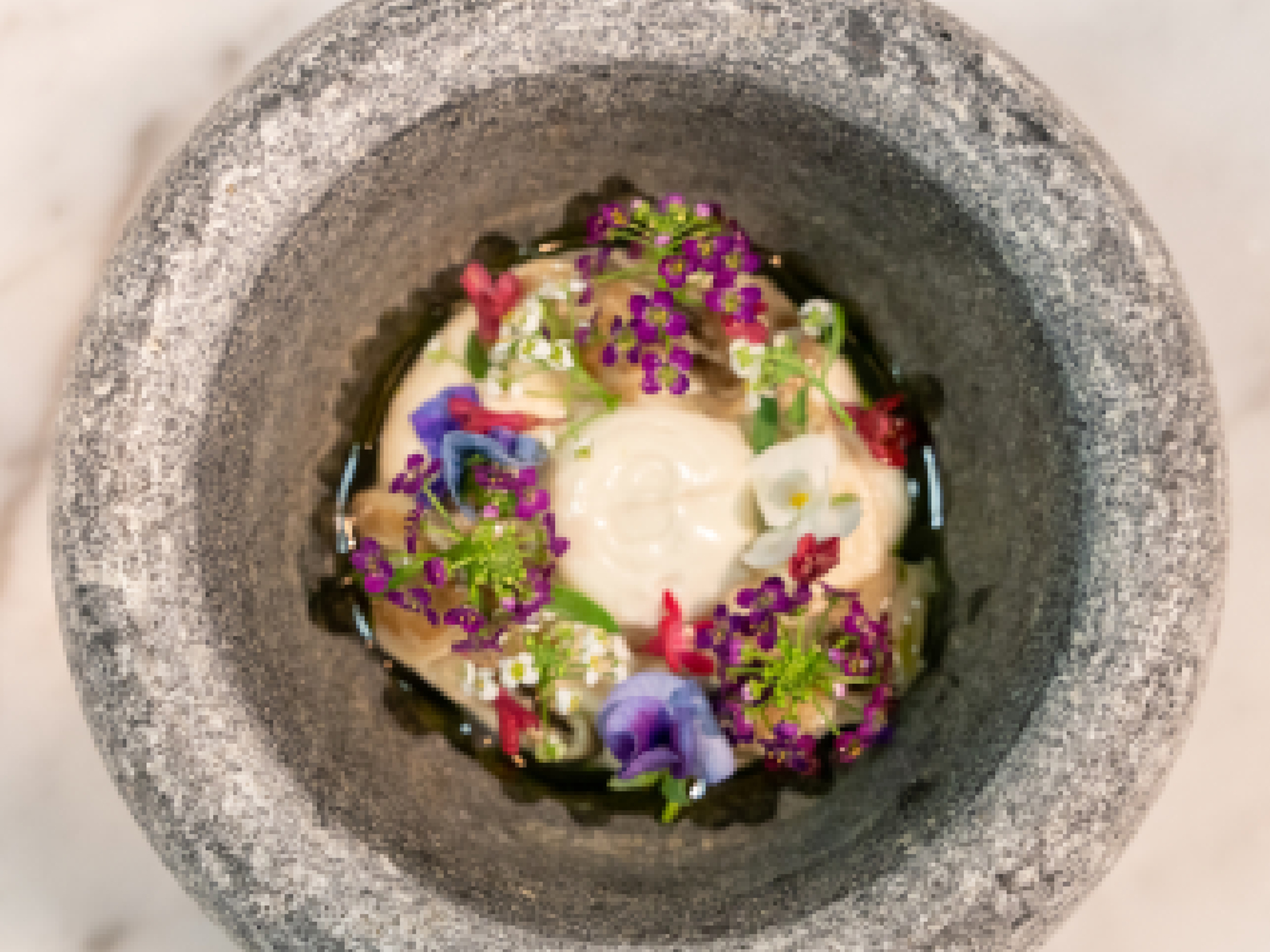 Food from restaurant Tango in Stavanger, Fjord Norway.