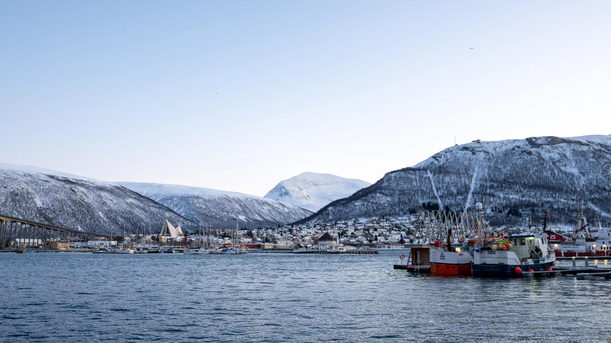Tromsø by the harbor