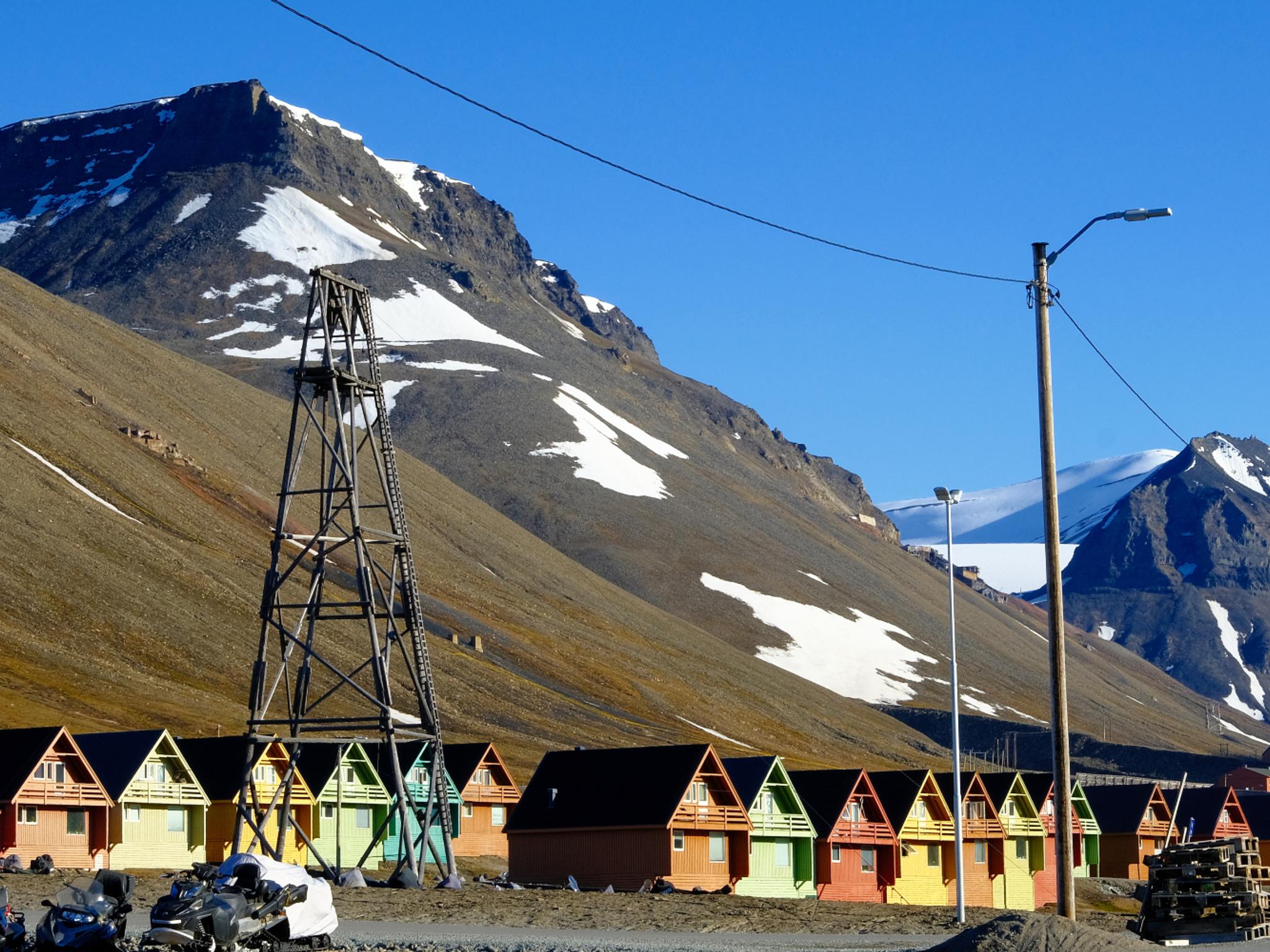 "Spisshusene" in Longyearbyen, Svalbard