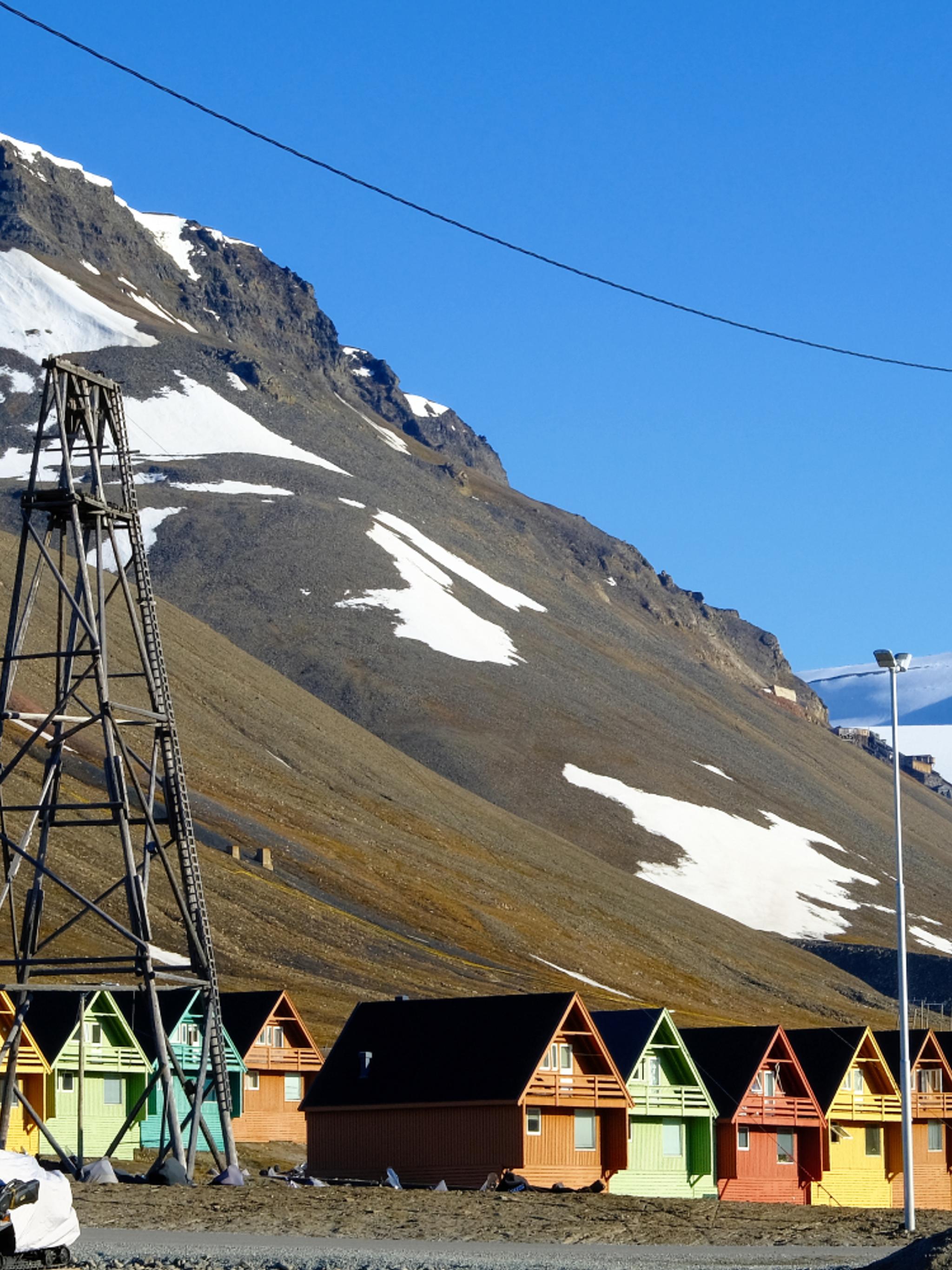"Spisshusene" in Longyearbyen, Svalbard