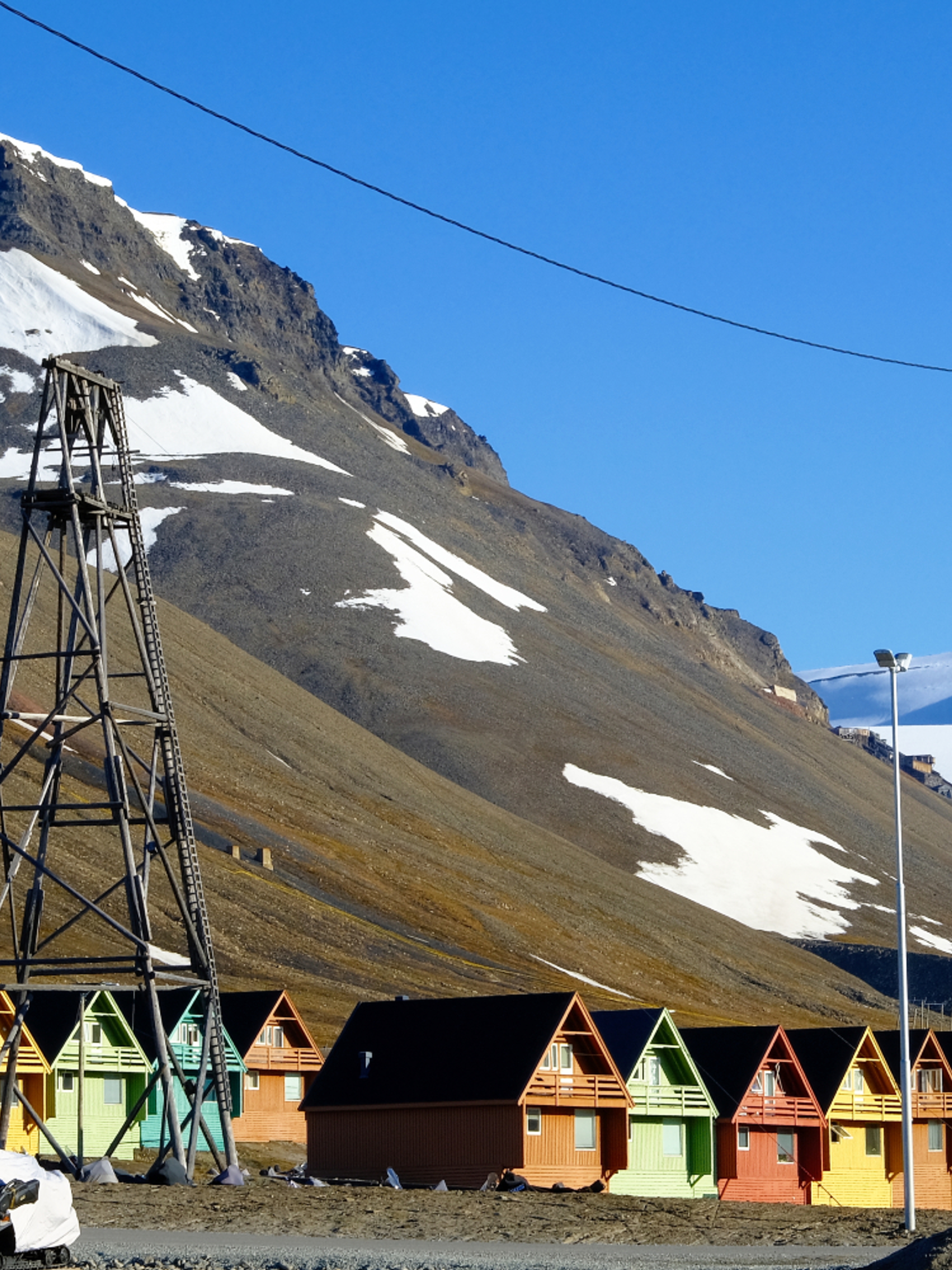 "Spisshusene" in Longyearbyen, Svalbard