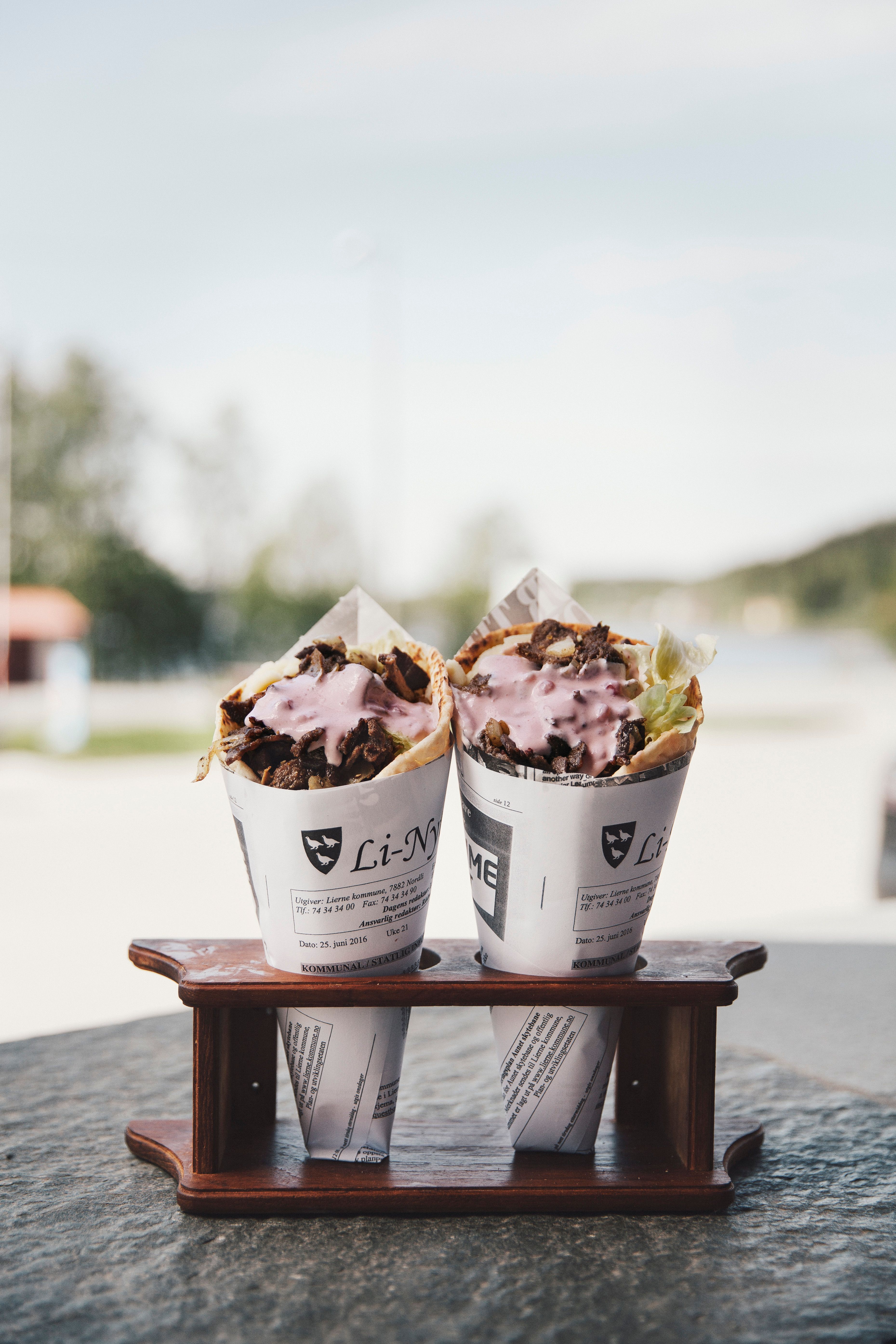 LiBaba (game kebab) from Liverten Restaurant in Namdalen, Trøndelag, Norway