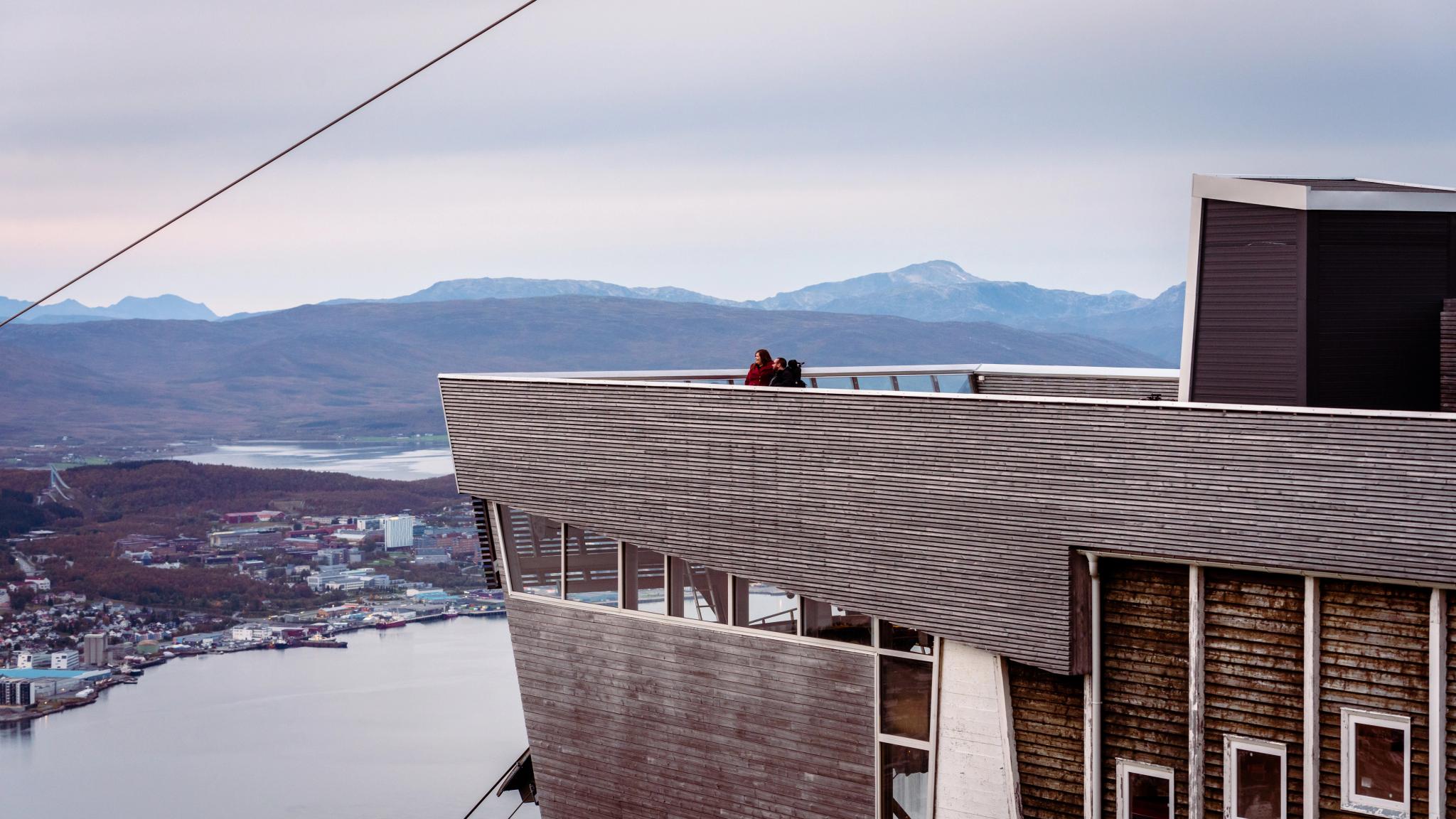 Viewing point in Tromsø