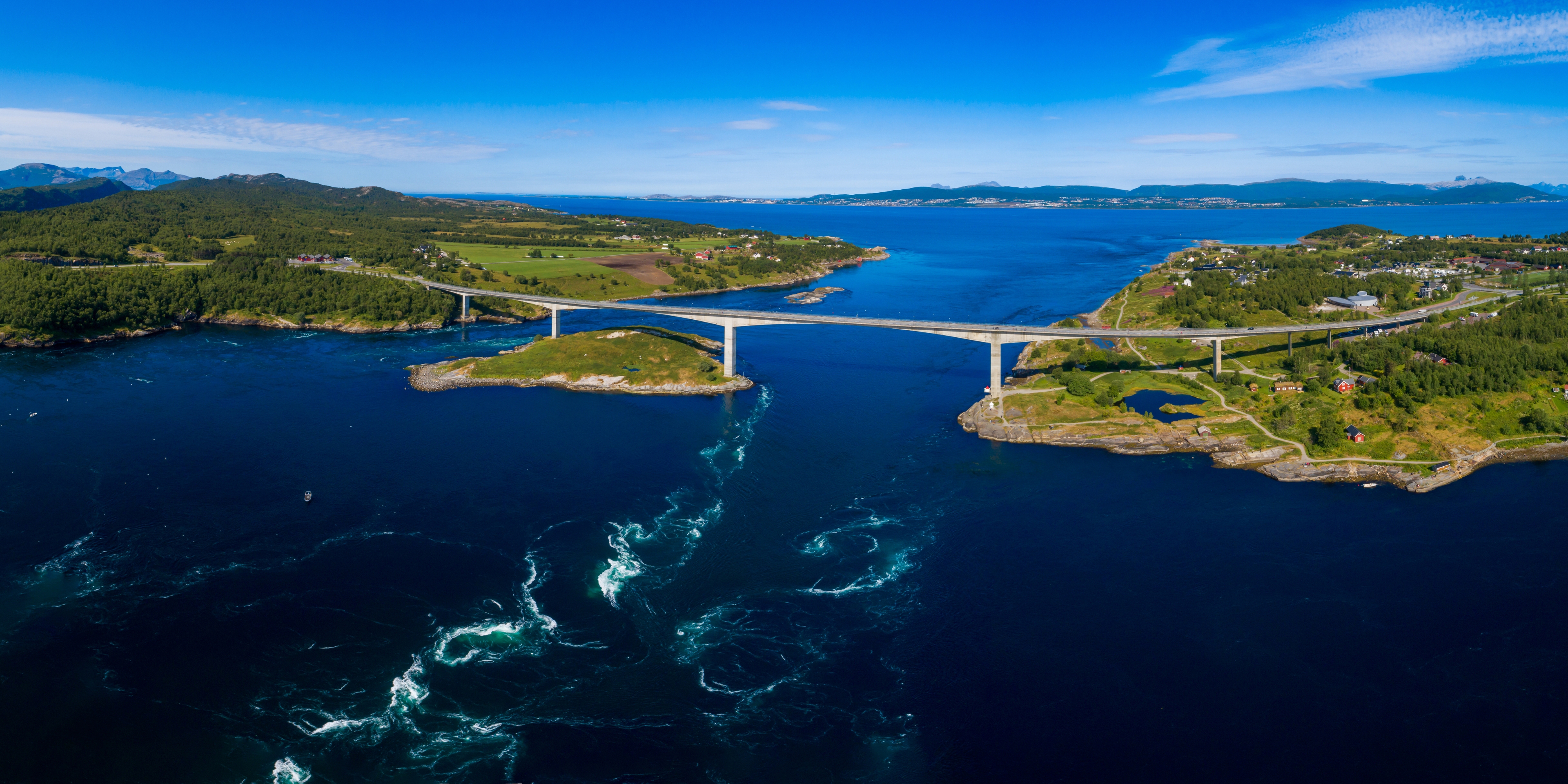 The Saltstraumen bridge in Northern-Norway
