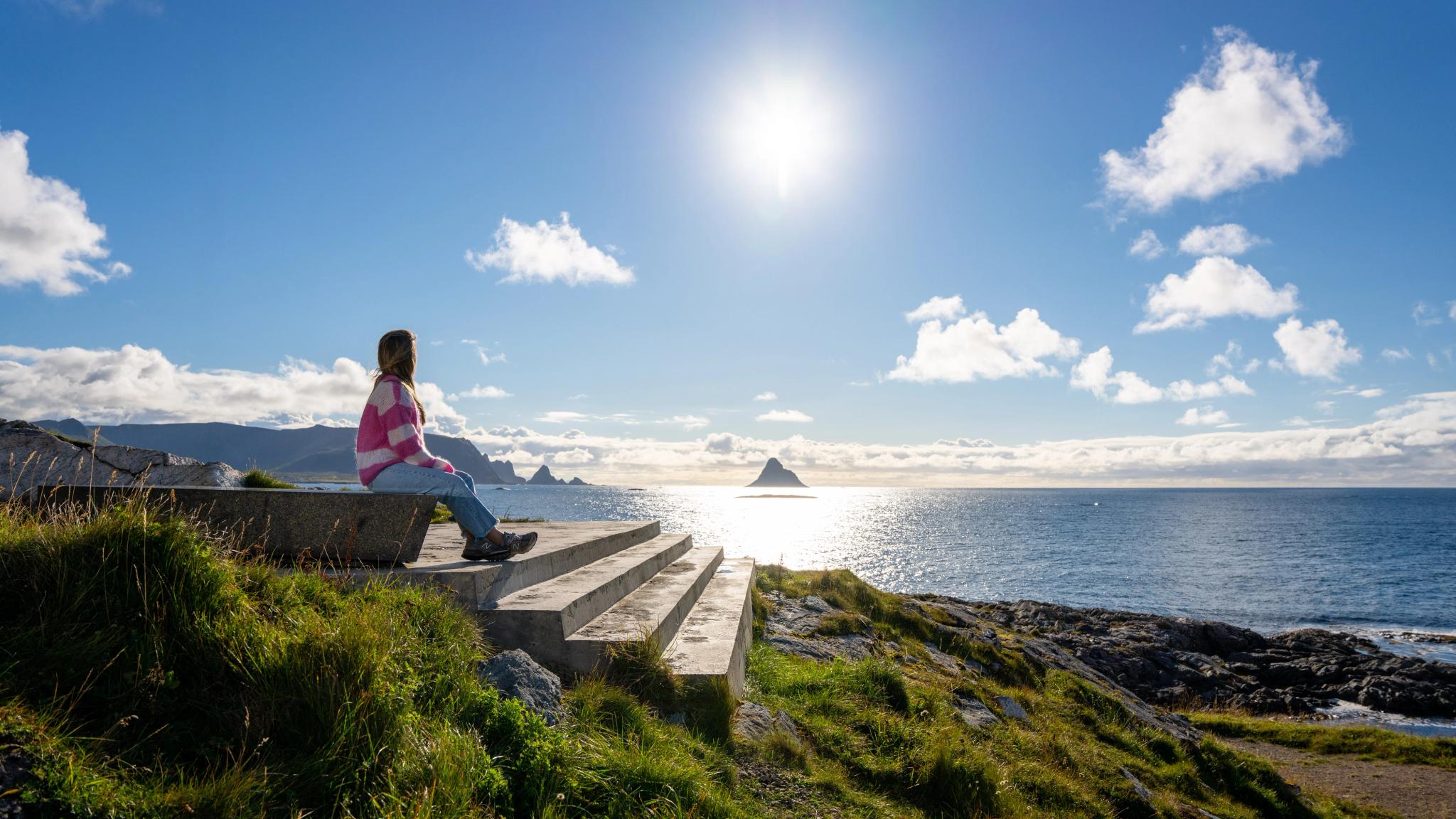 View from Kleivodden, Norwegian Scenic Route Andøya
