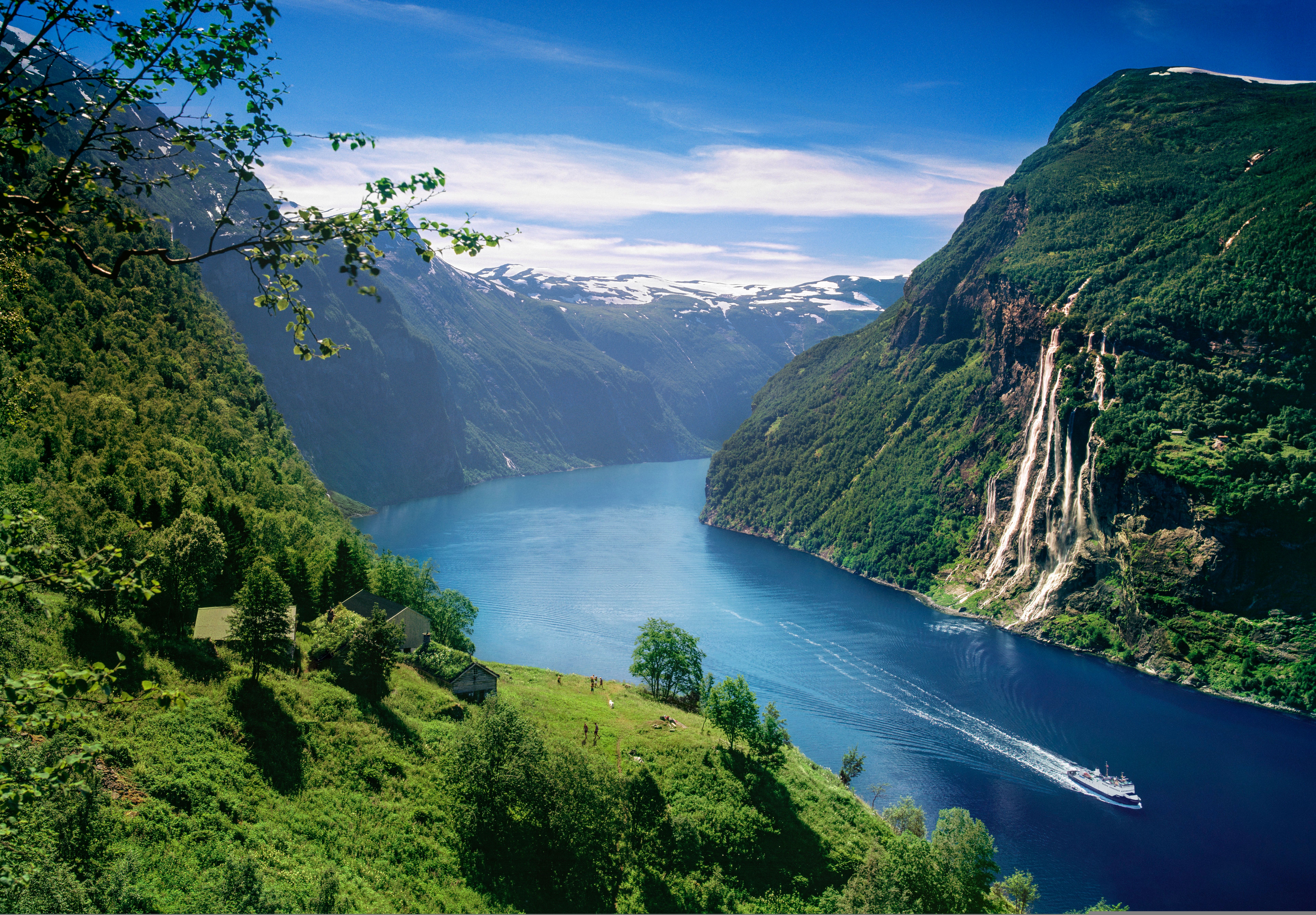 A cruise in the Geirangerfjord, Norway.