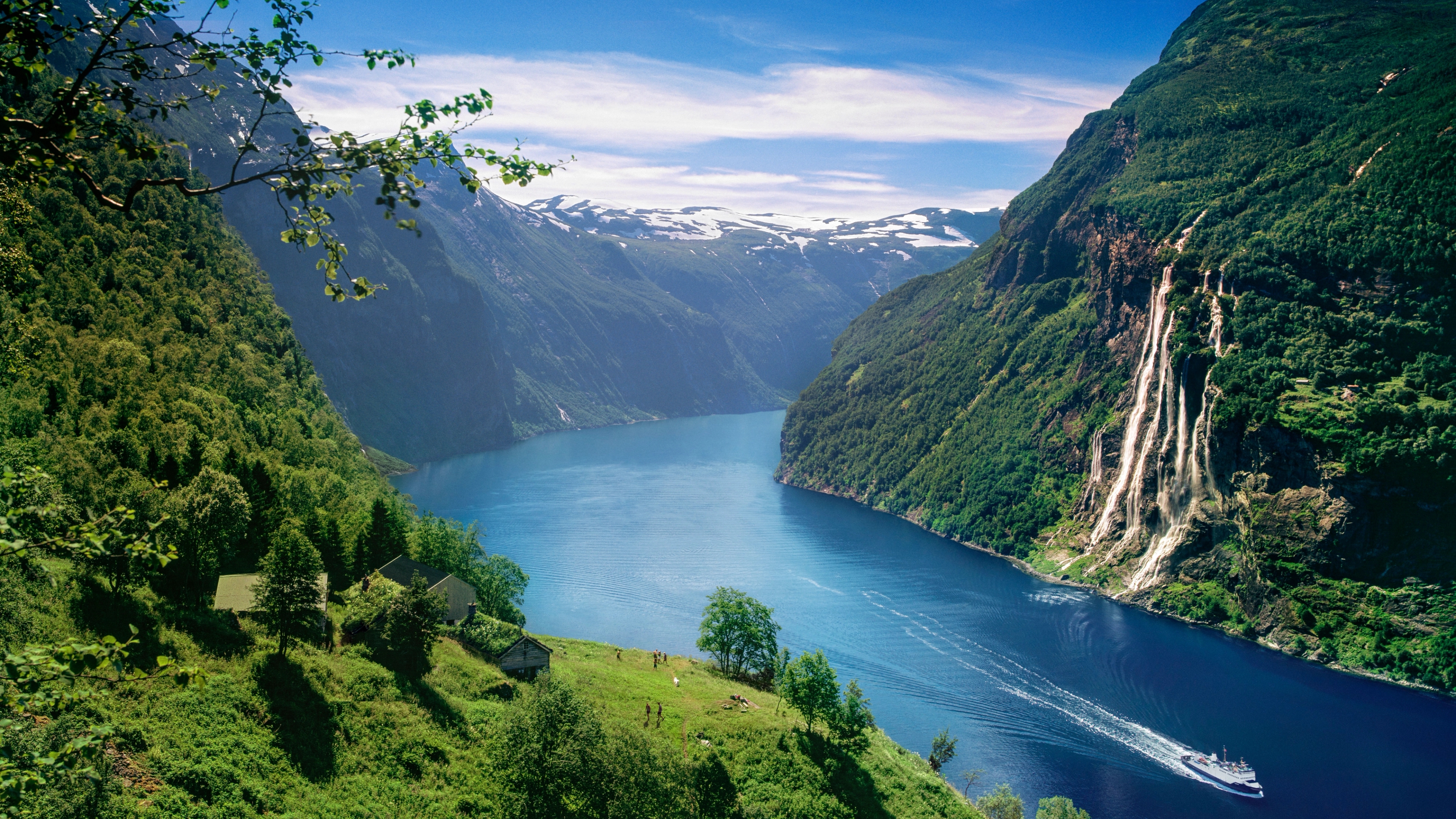 A cruise in the Geirangerfjord, Norway.