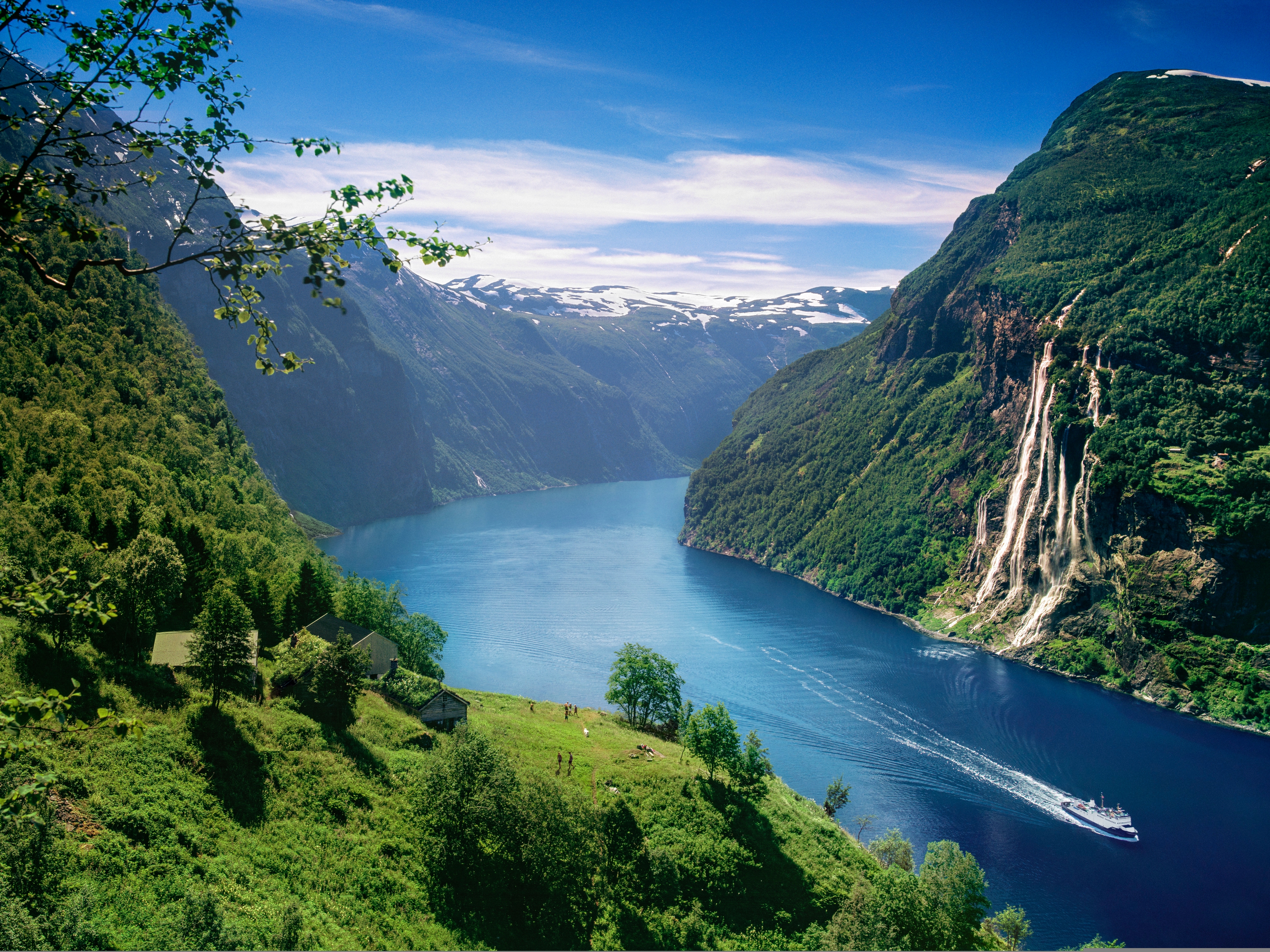 A cruise in the Geirangerfjord, Norway.