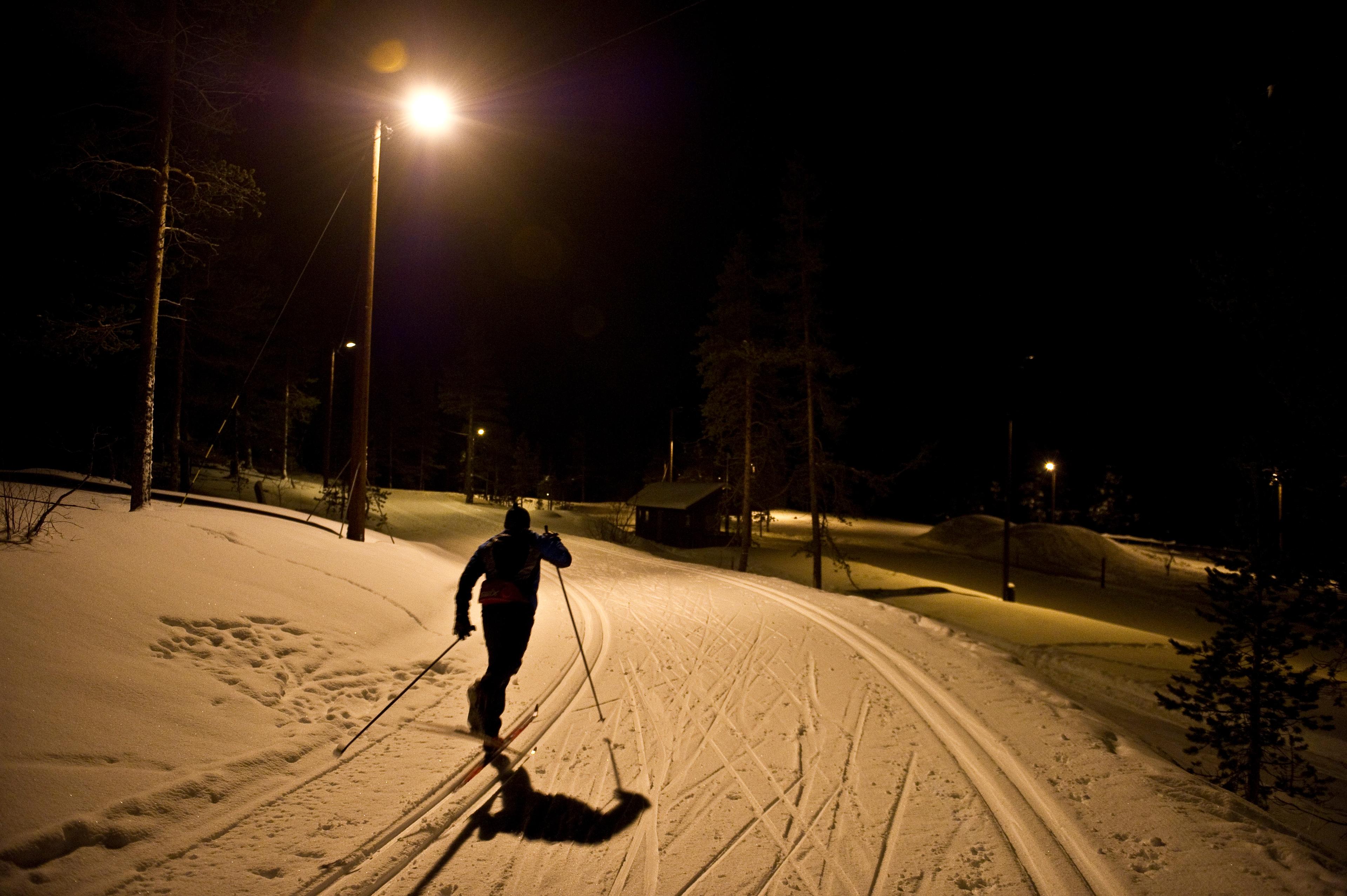 Floodlit trails in Setesdal