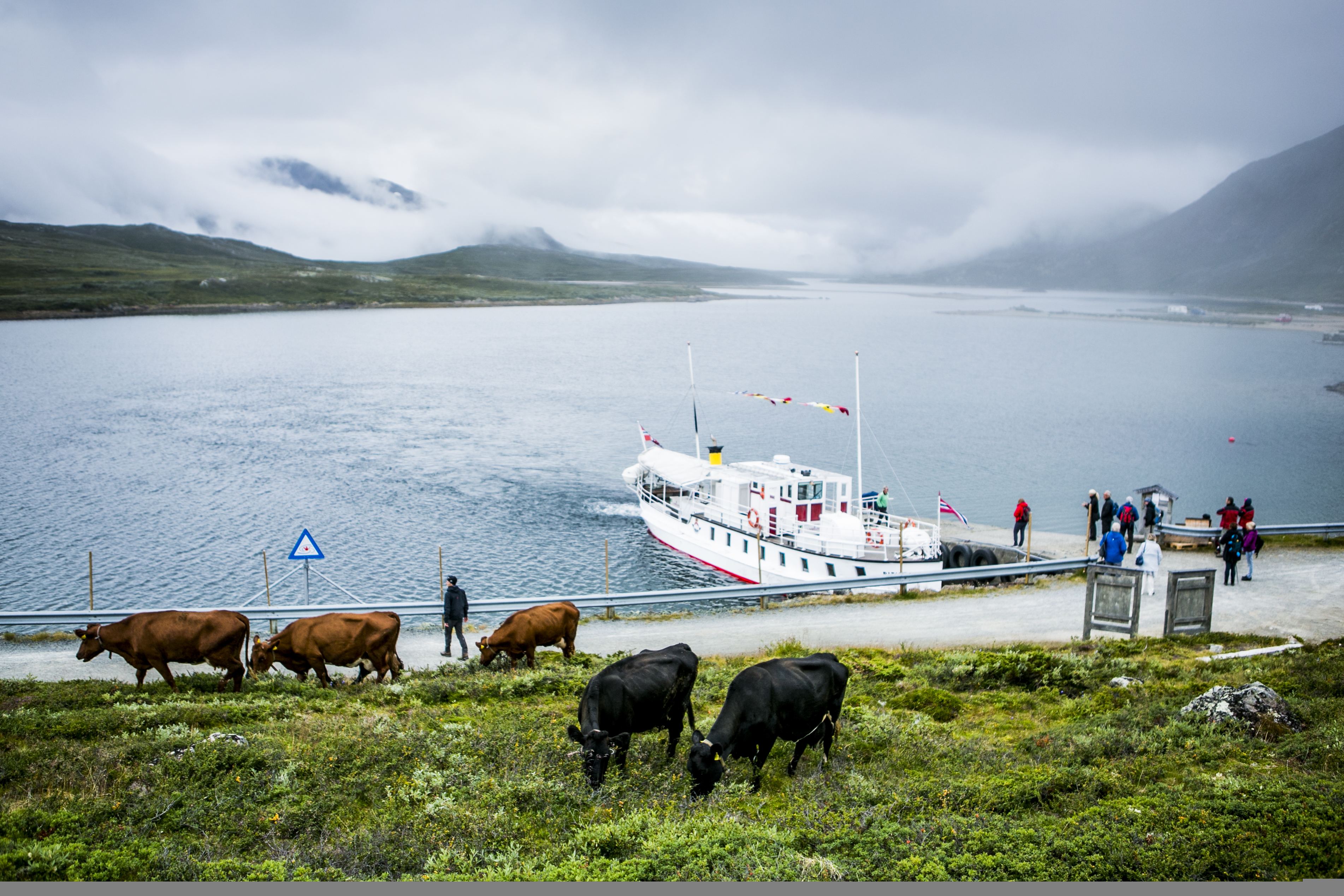 Boattrip at a high altitude