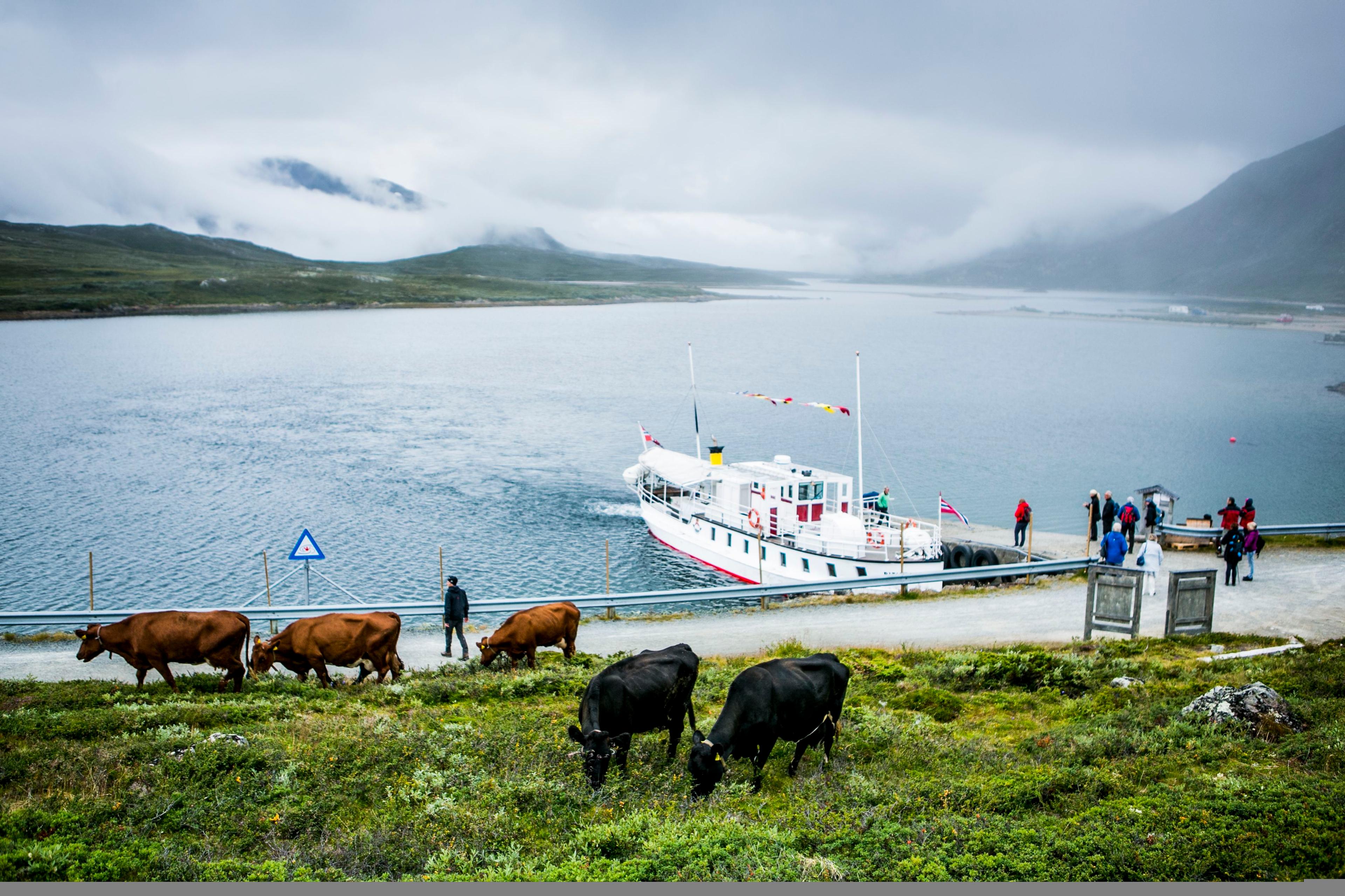 Boattrip at a high altitude
