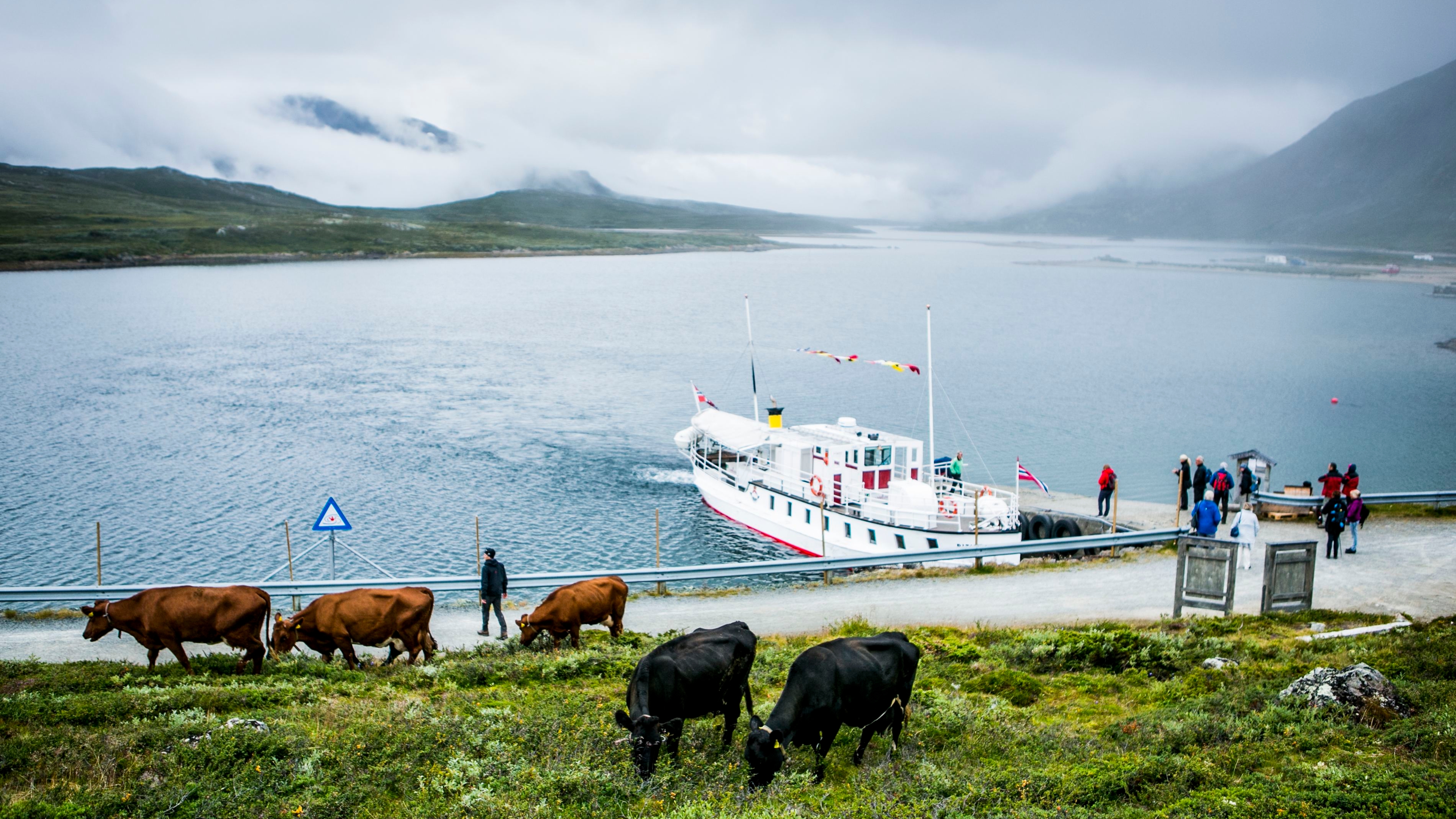 Boattrip at a high altitude