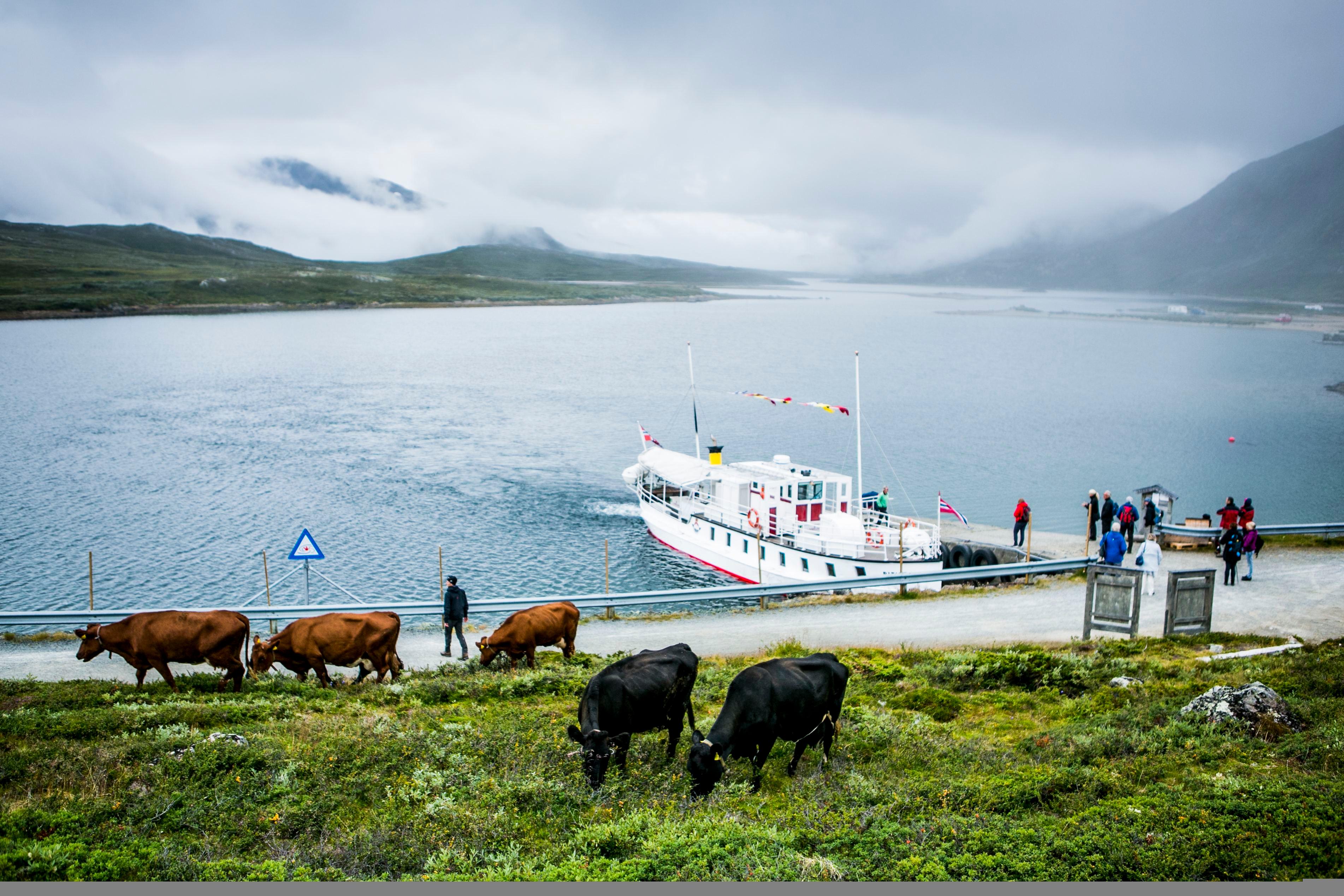 Boattrip at a high altitude