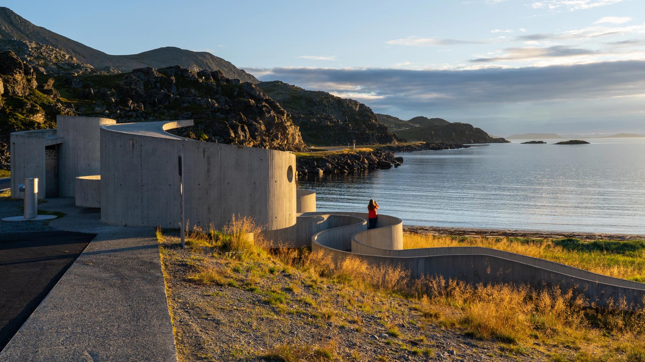 Designer restrooms along the Norwegian Scenic Routes in Norway