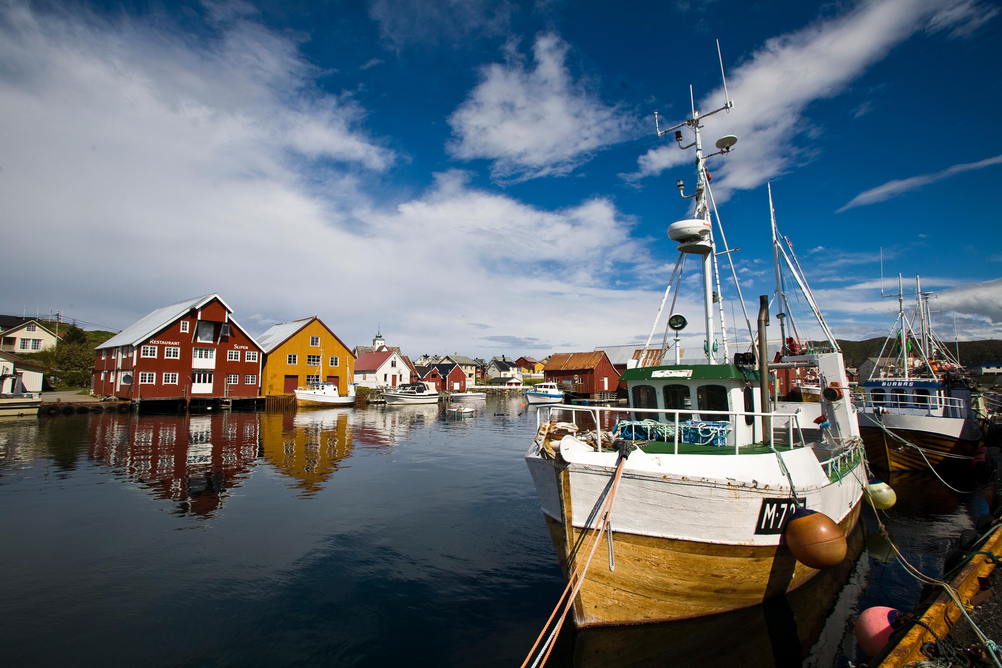 The fishing village Bud in Northwest in Fjord Norway