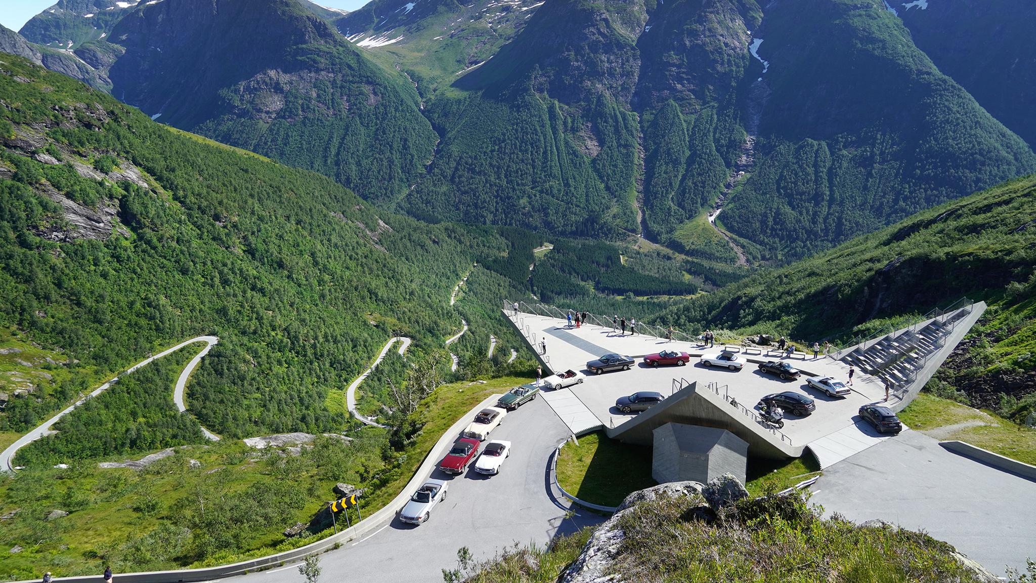 Utsikten viewpoint scenic route Gaularfjell
