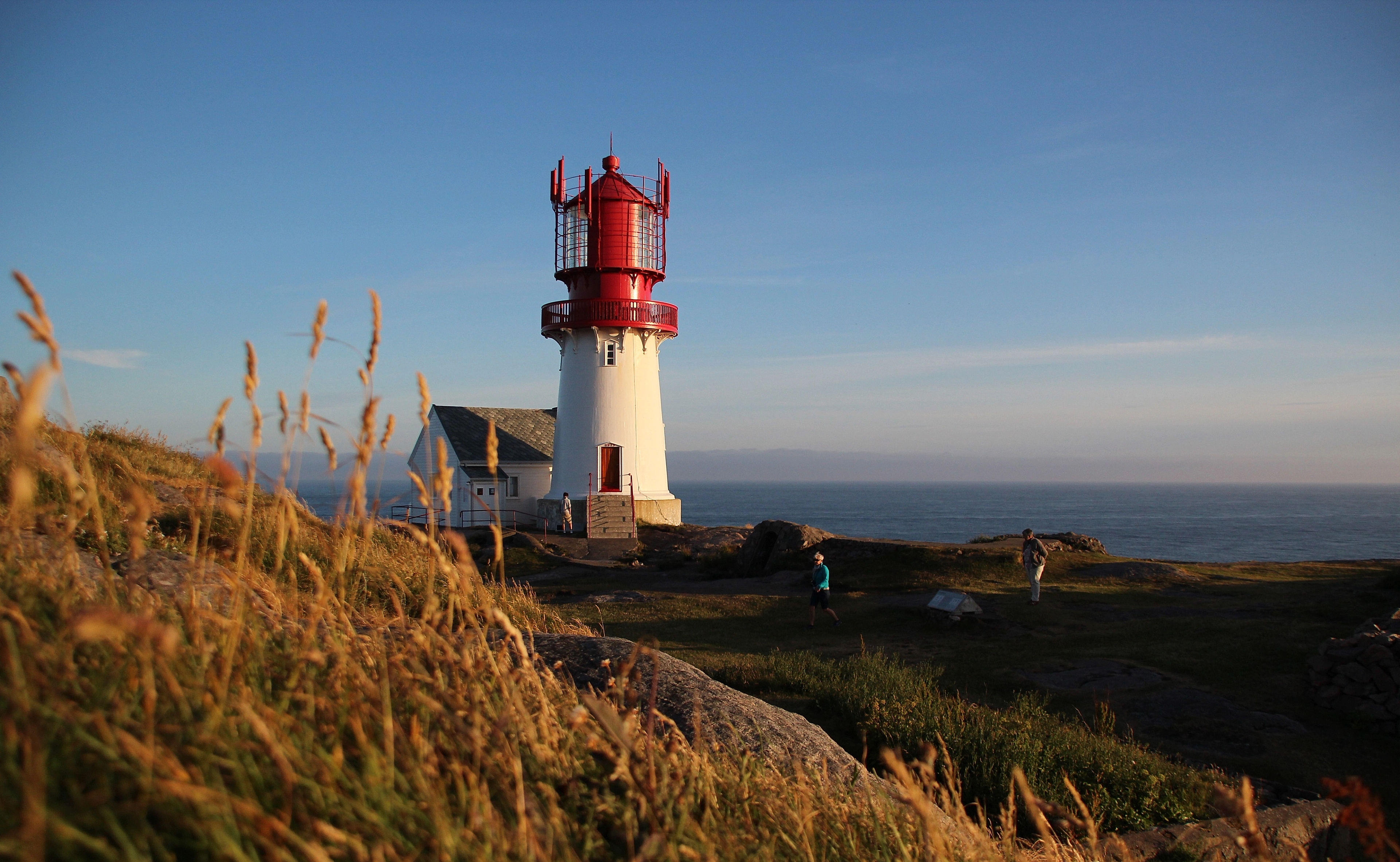 Lindesnes lighthouse is Norway's southernmost point