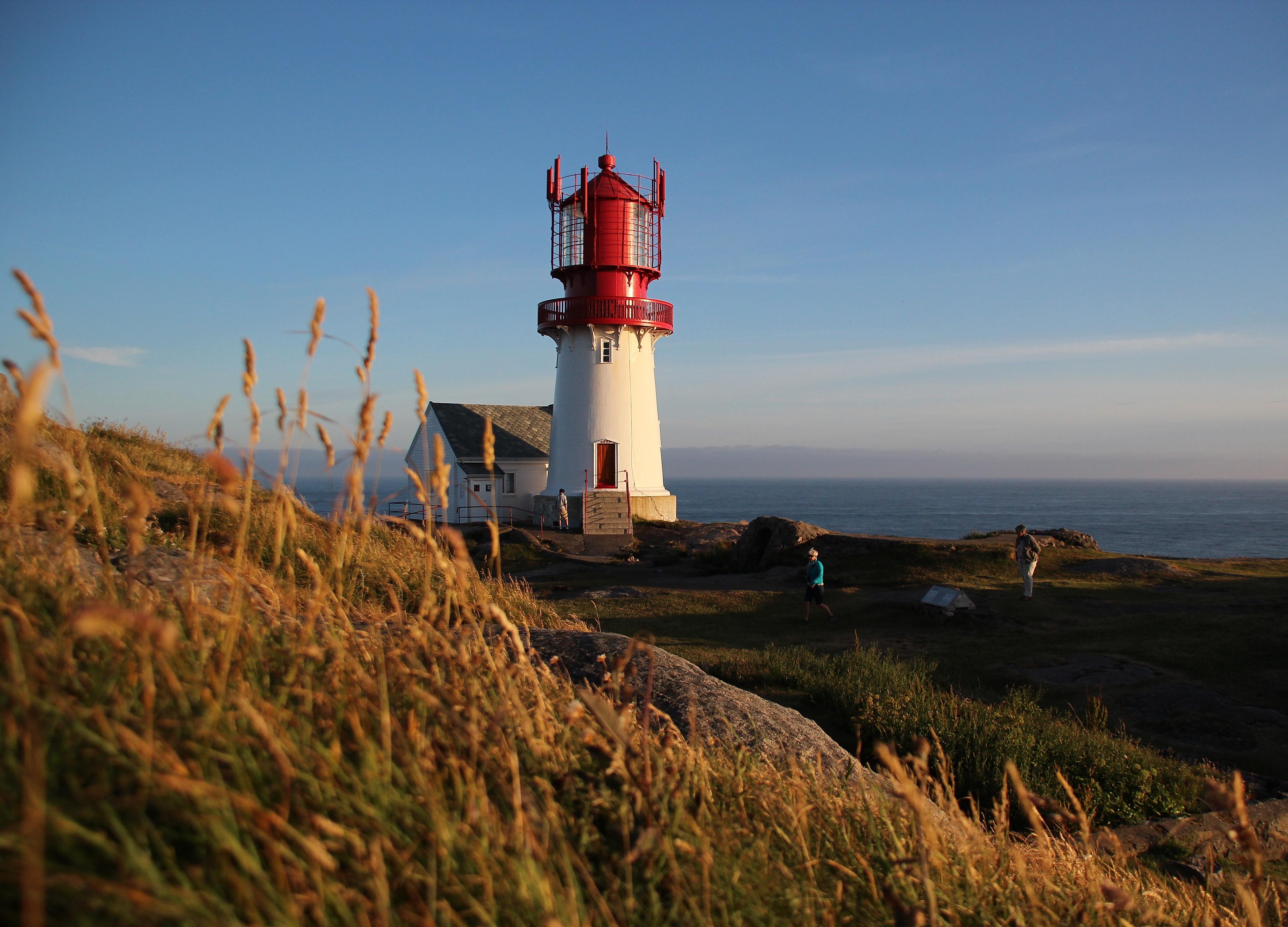 Lindesnes lighthouse is Norway's southernmost point