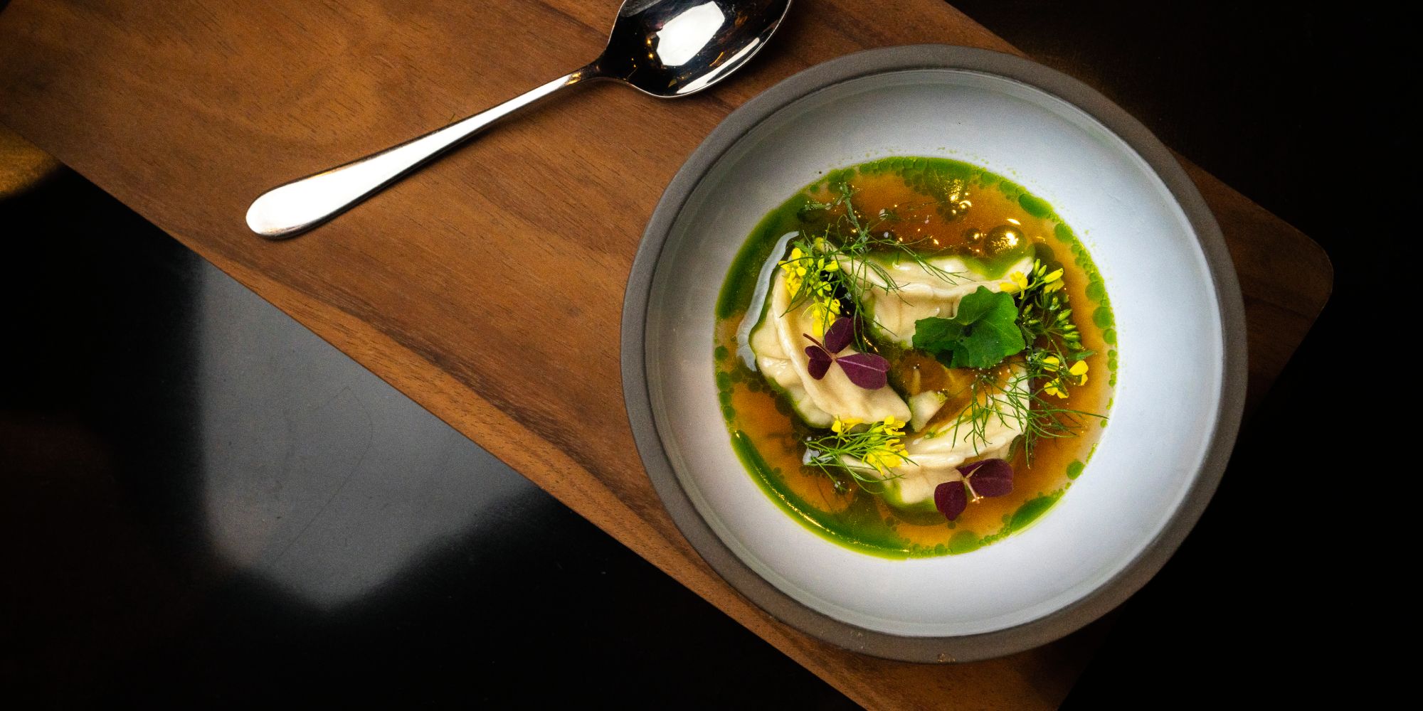 Dumplings with skrei