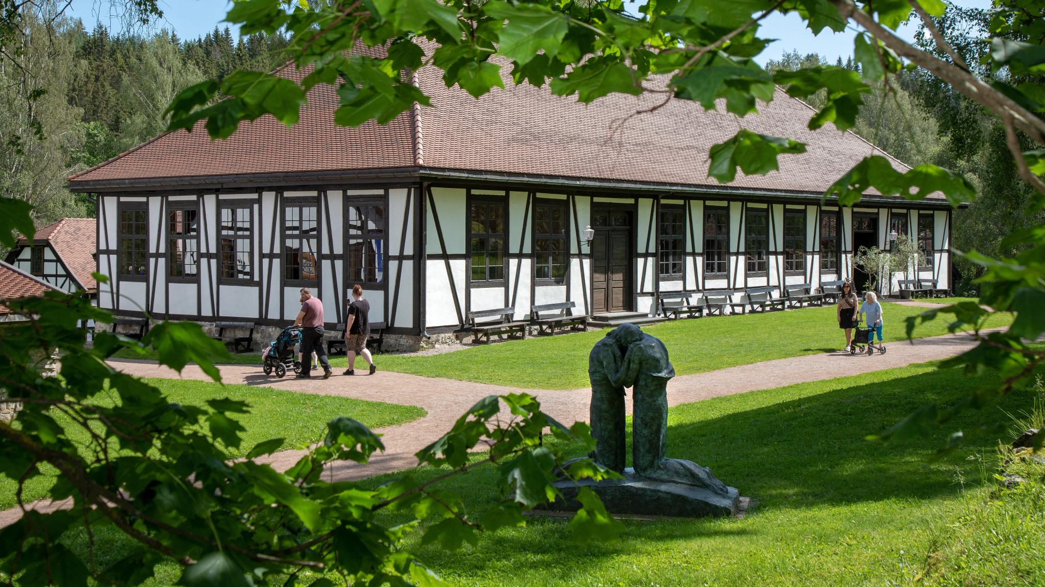Il museo Blaafarveværket a Modum nel Buskerud, Norvegia orientale