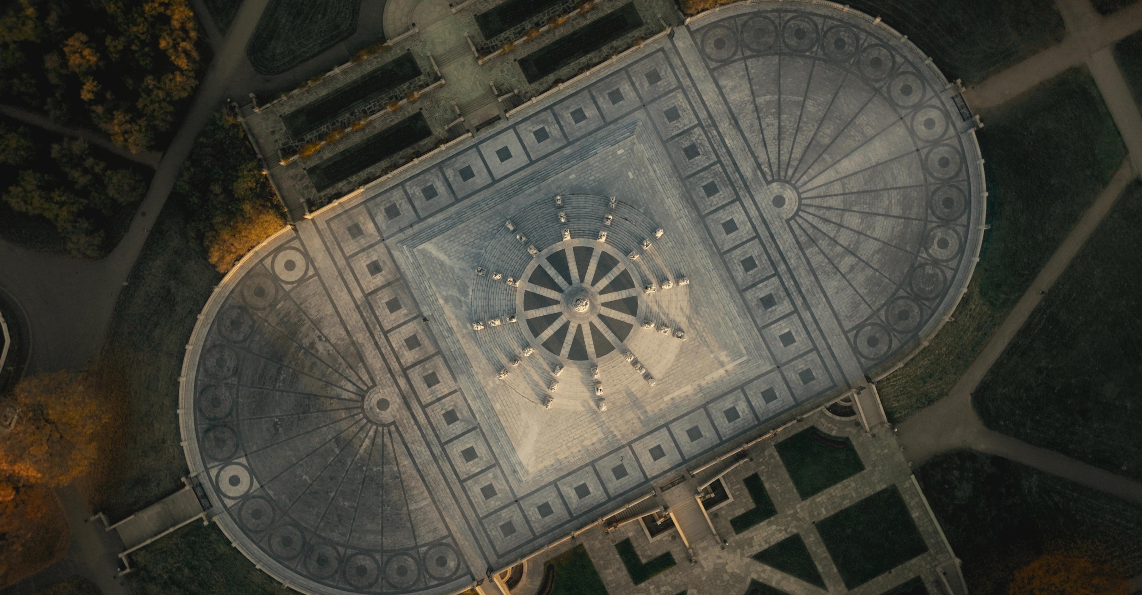 The Vigeland Park from above