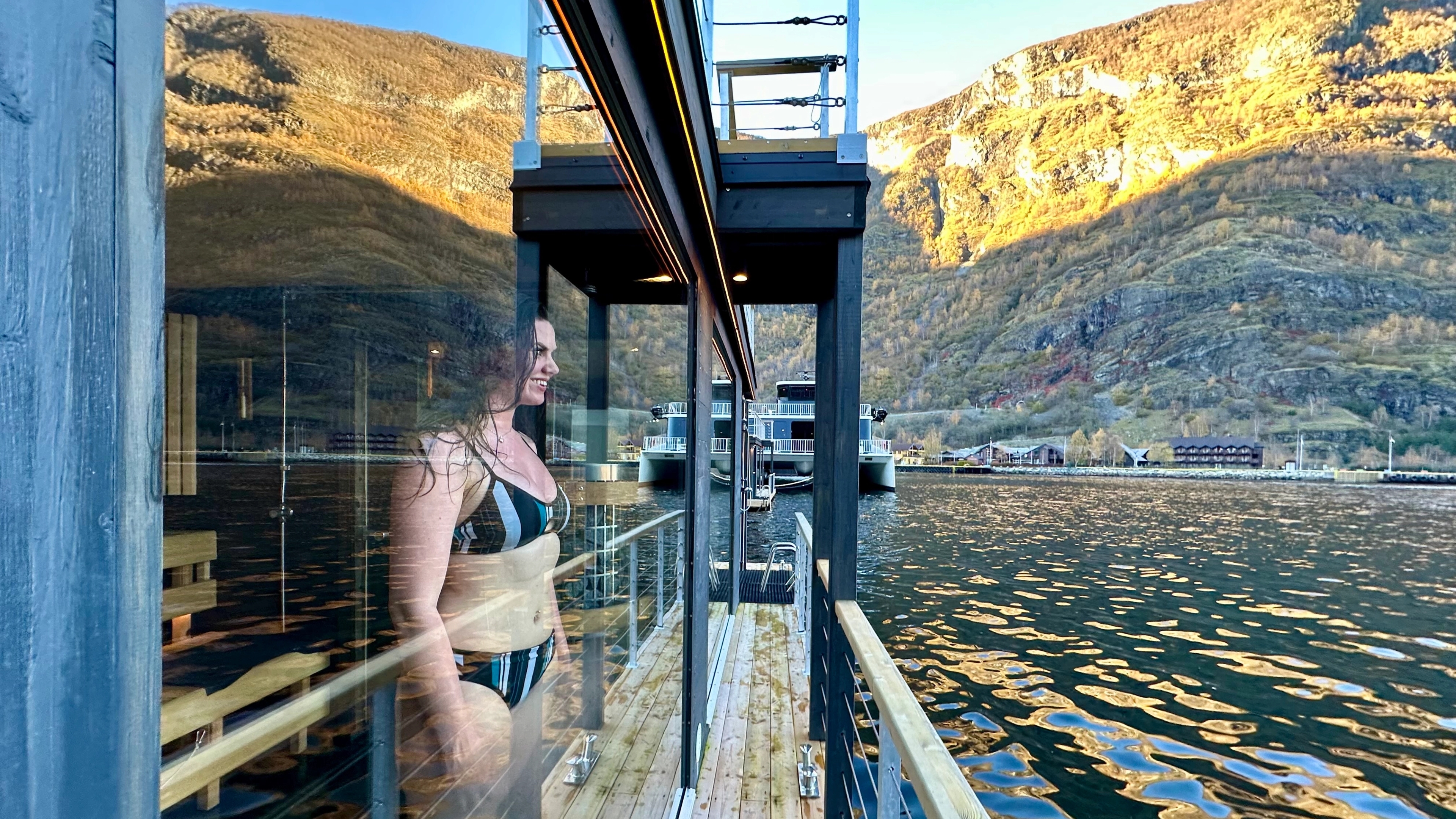 Sauna ved fjorden