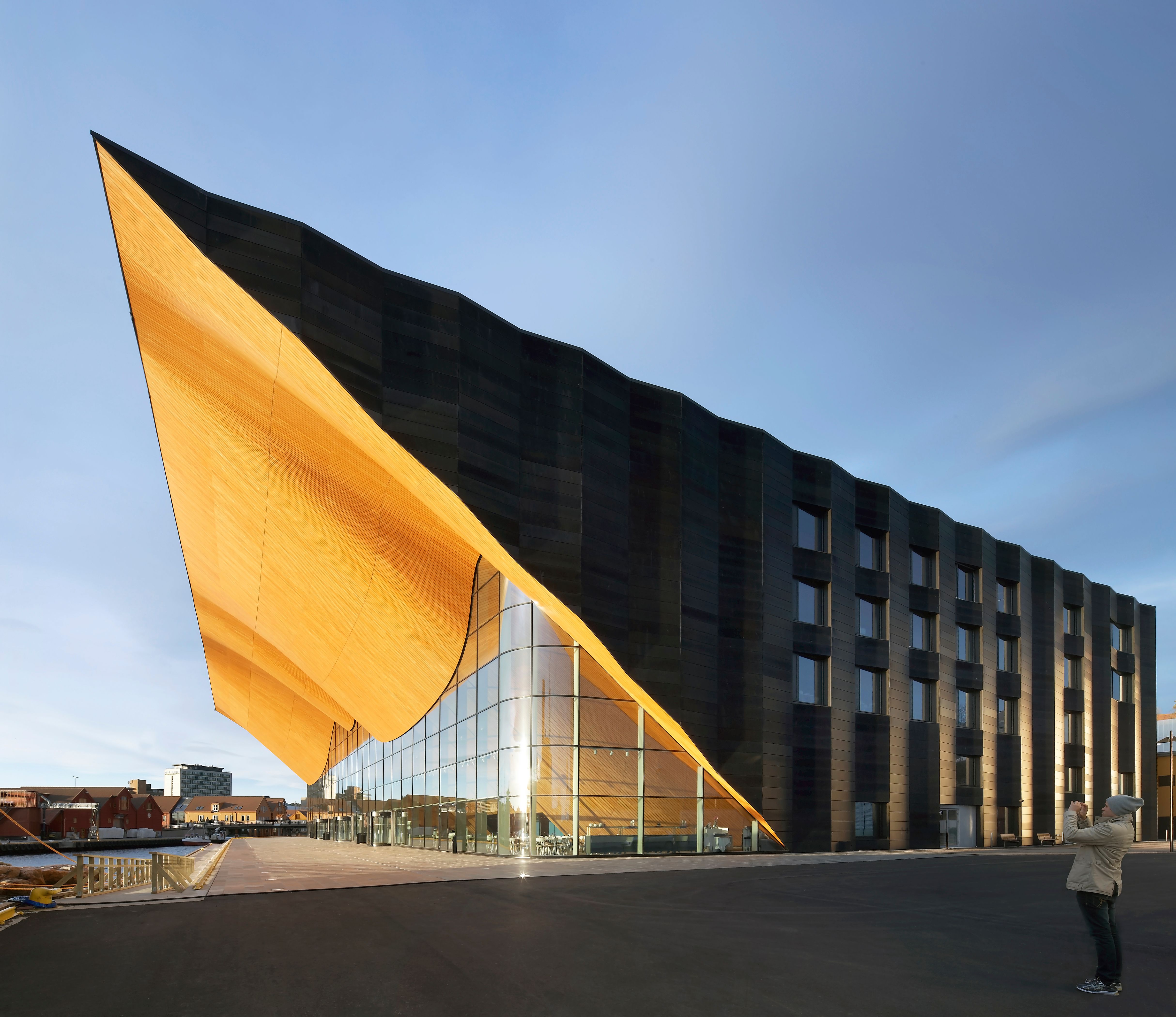 Das Kilden Kulturhaus in Kristiansand, Südnorwegen