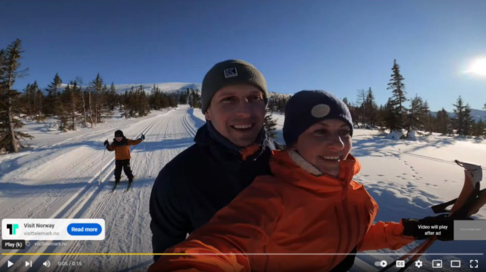 Eksempel av video på YouTube.