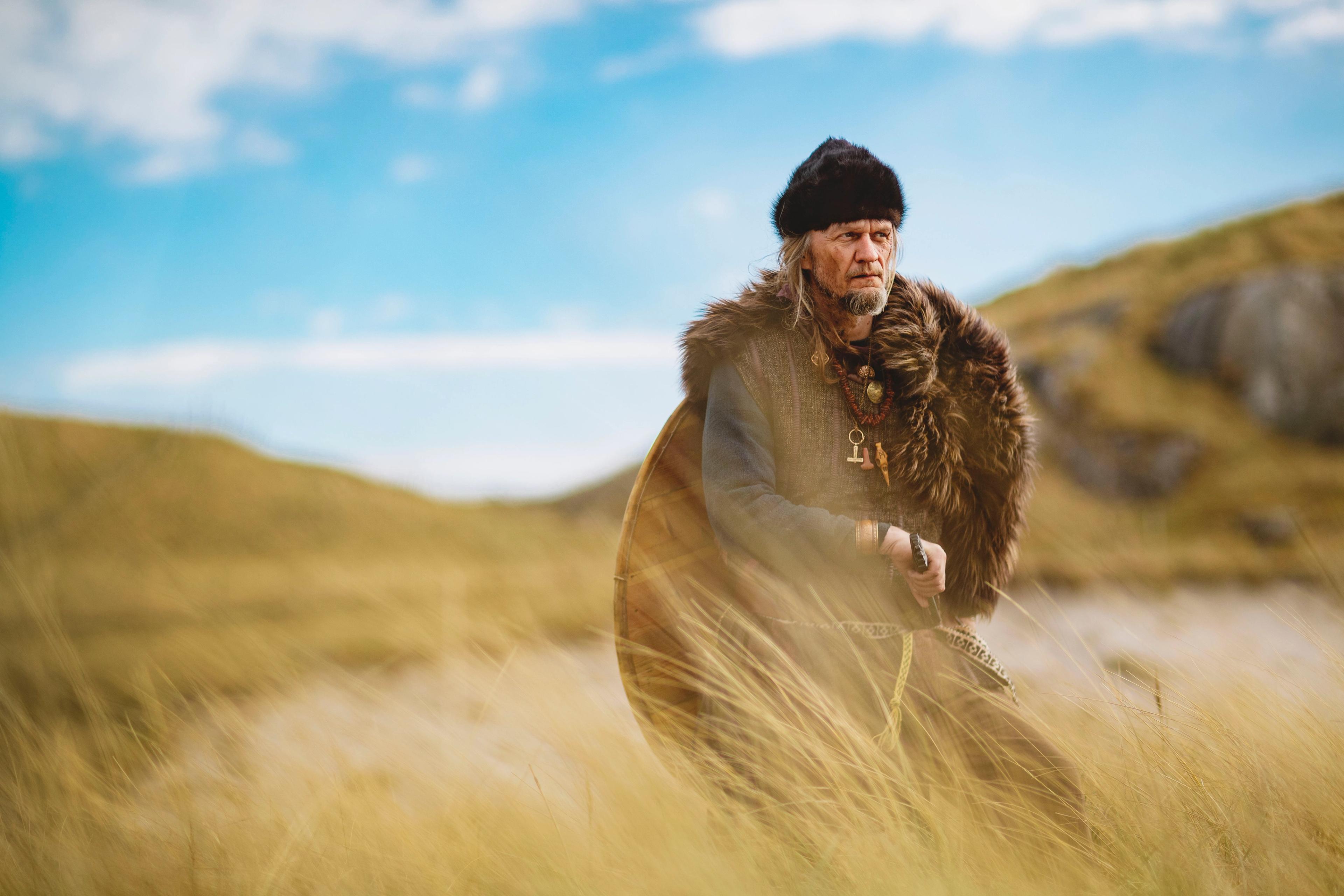 A Norwegian Viking in nature