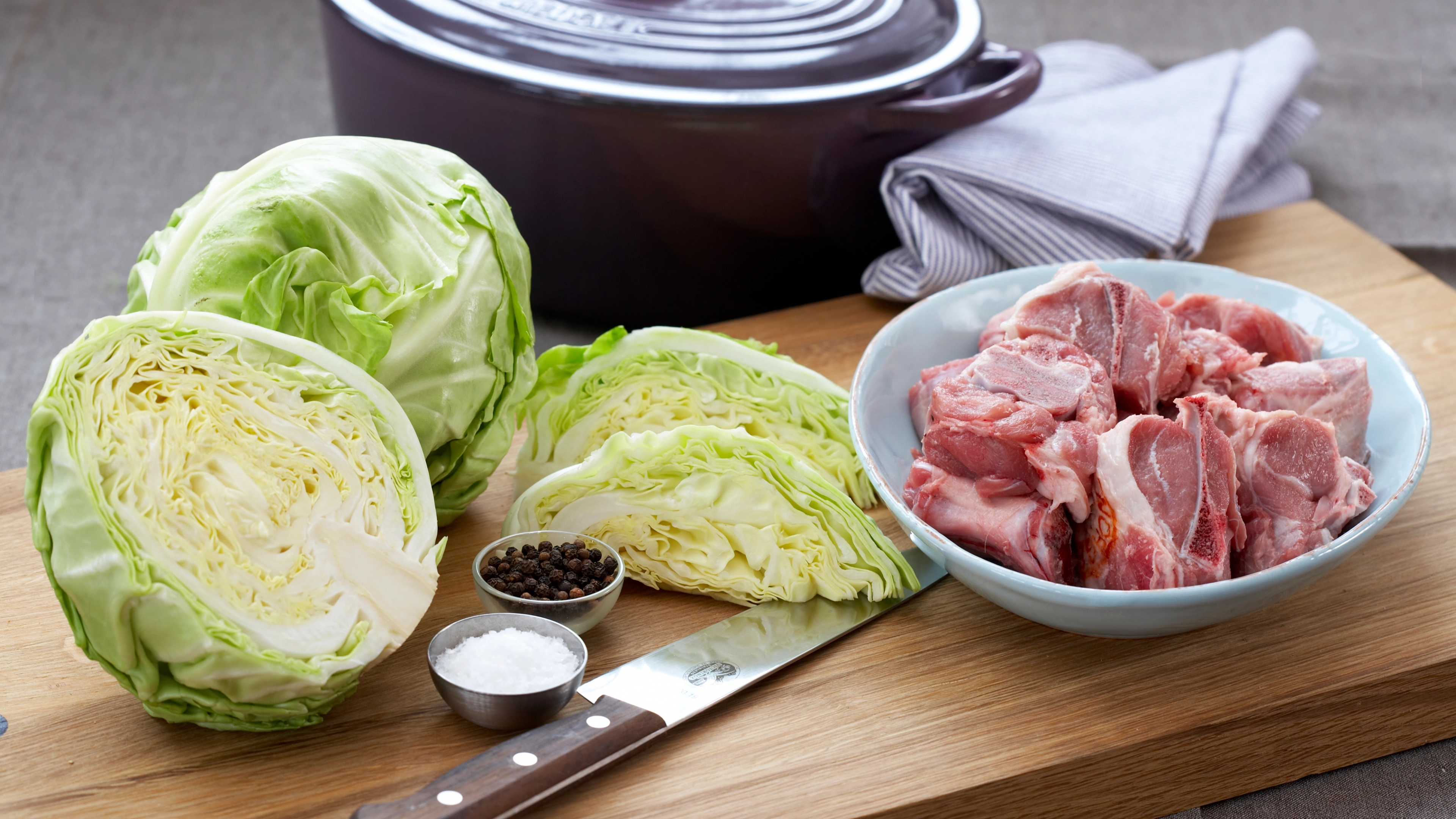 Lamb stew ingredients
