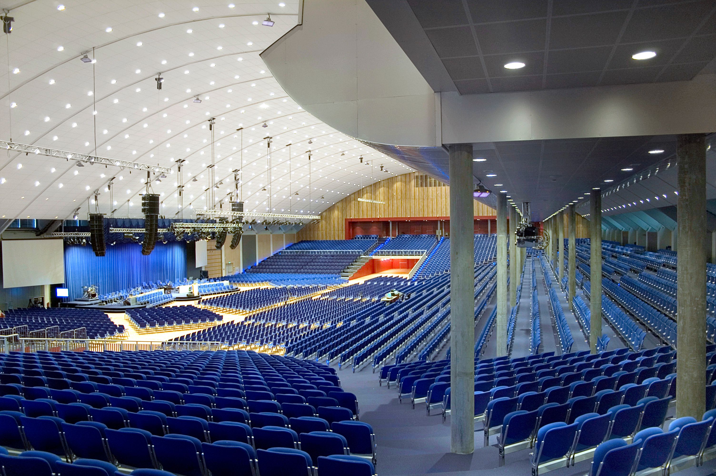 The interior at Oslofjord Convention Center, Norway