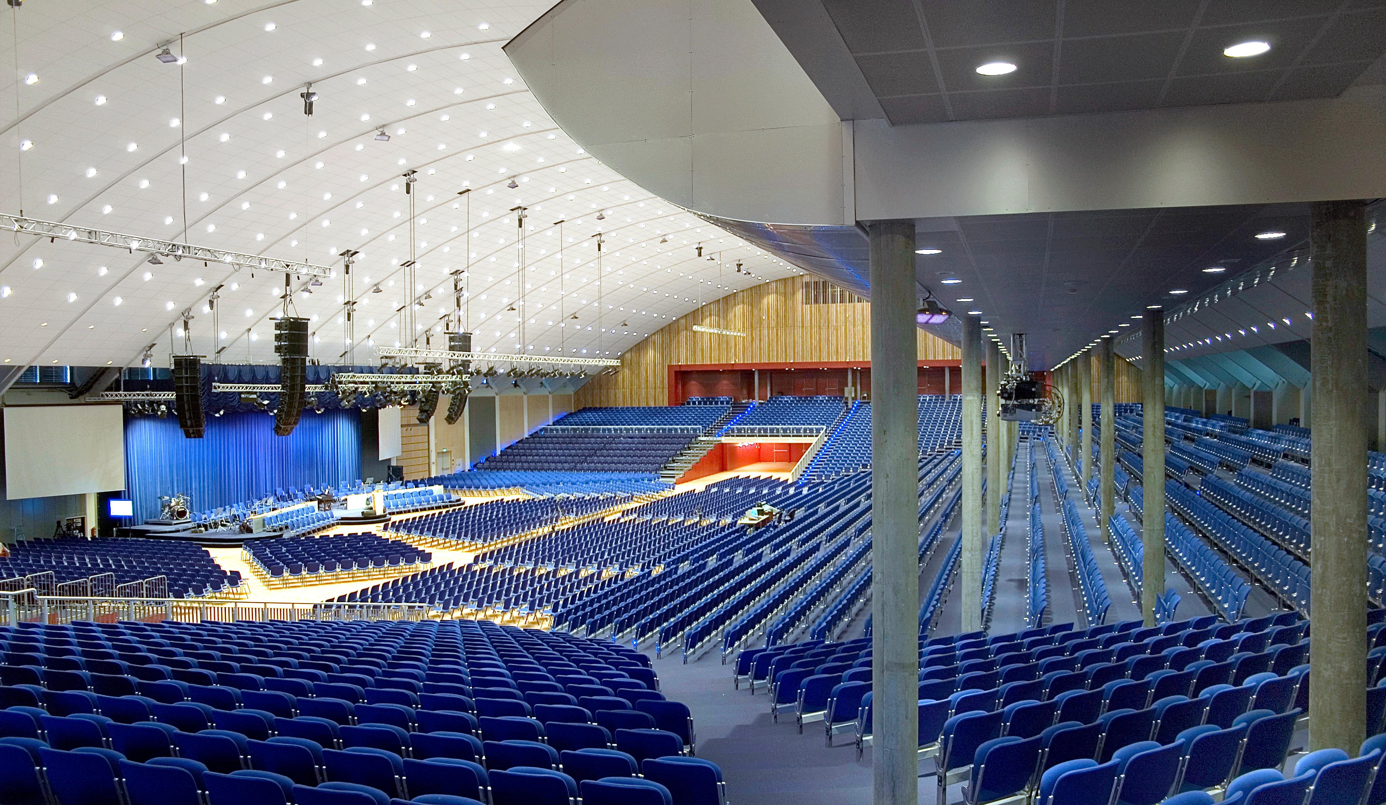 The interior at Oslofjord Convention Center, Norway