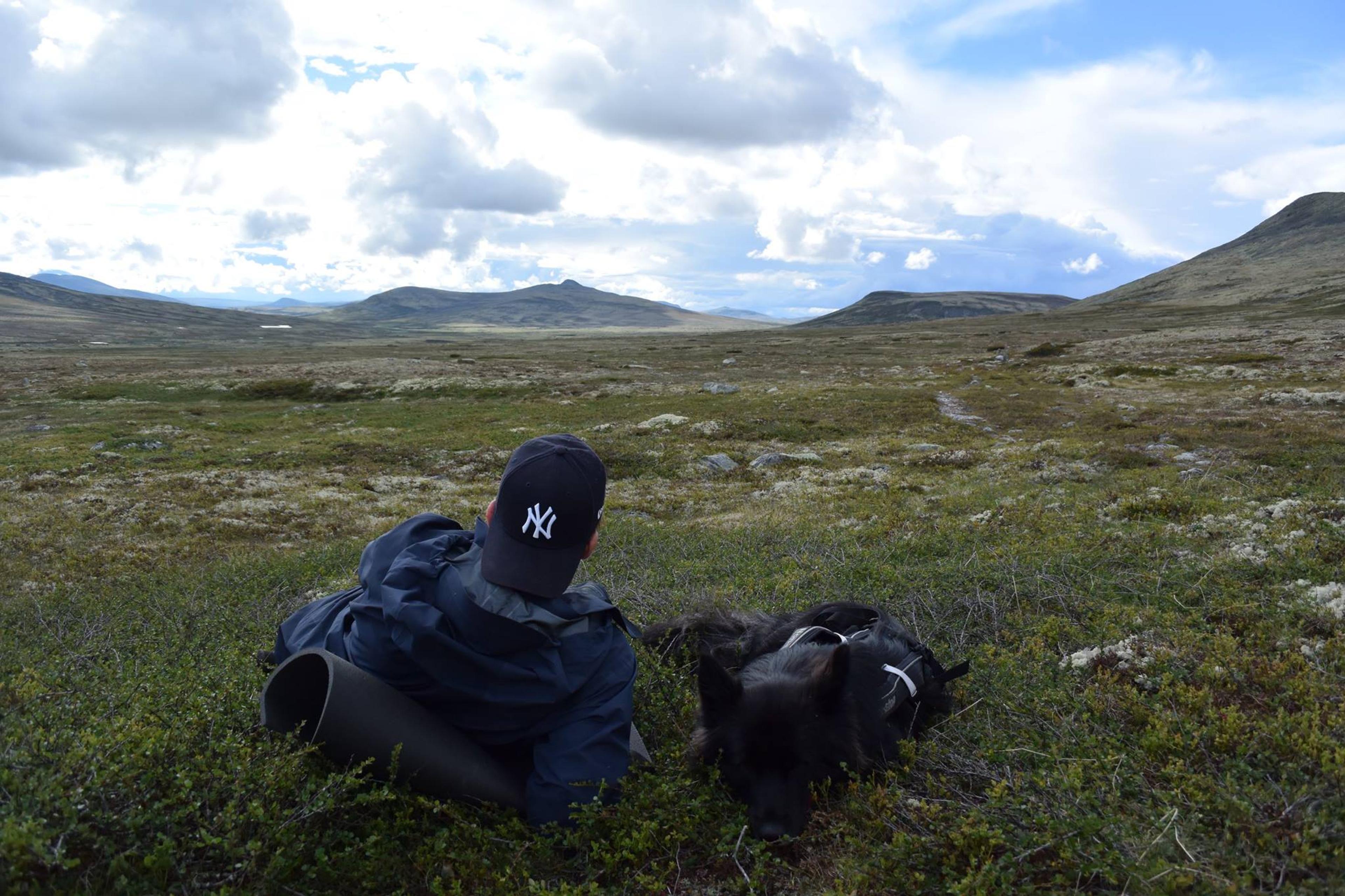 Espen Andreas Nielsen crossing Norway